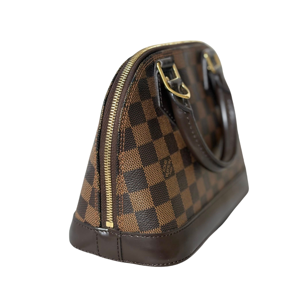 LOUIS VUITTON Alma BB Damier Ebene canvas