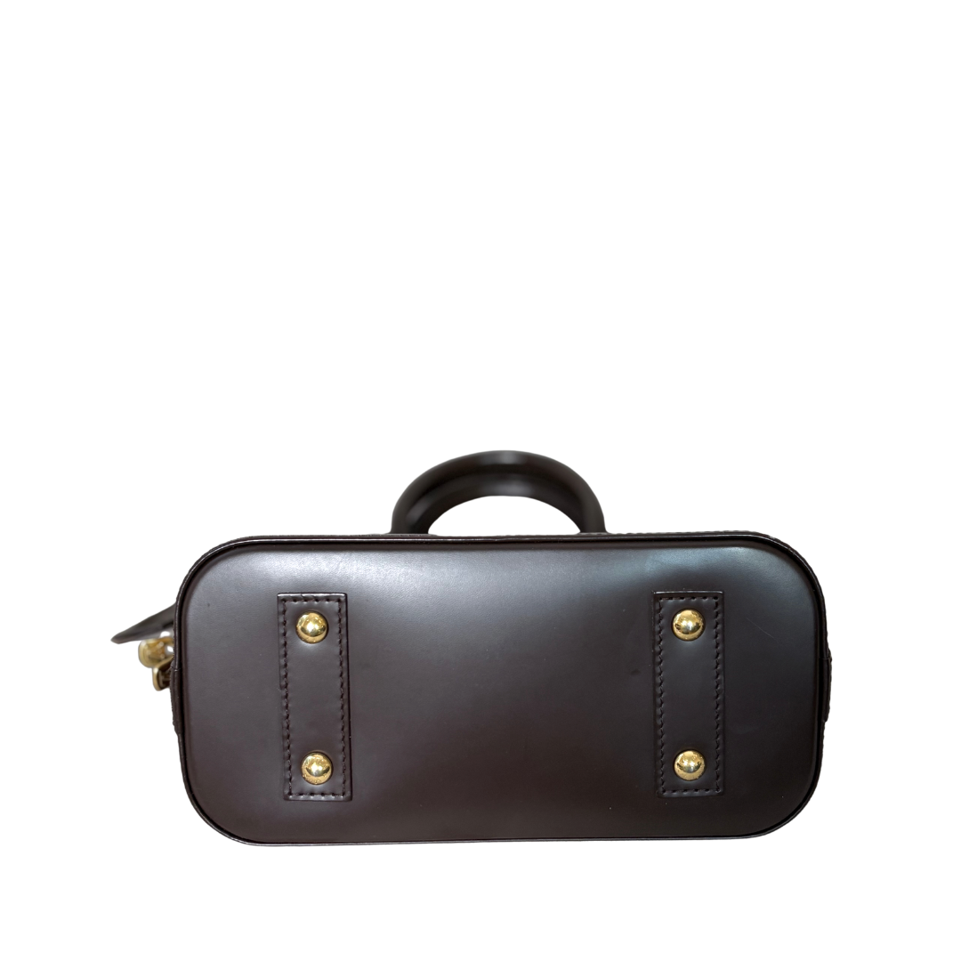 LOUIS VUITTON Alma BB Damier Ebene canvas