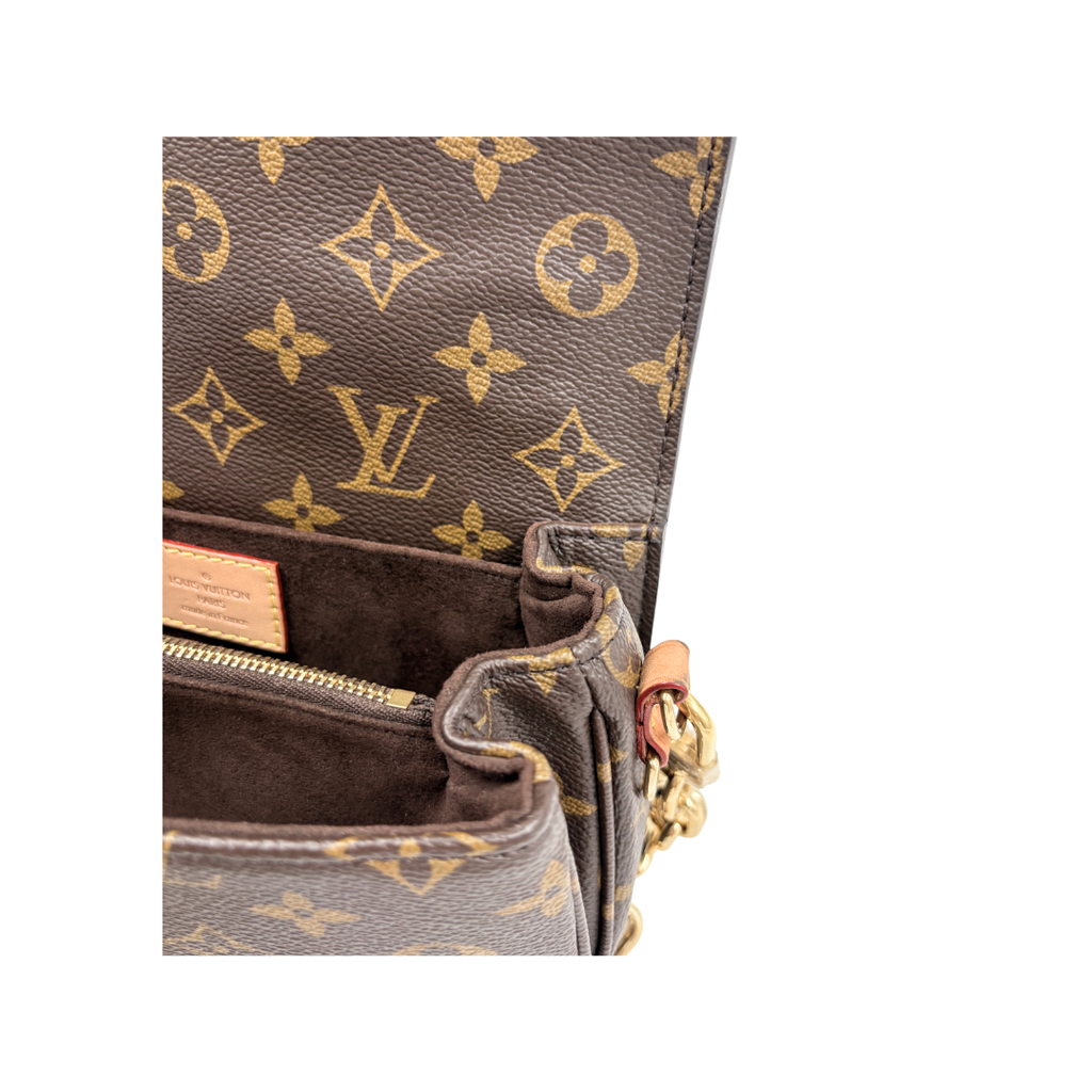LOUIS VUITTON Pochette Metis East West in monogram canvas (microchipped)