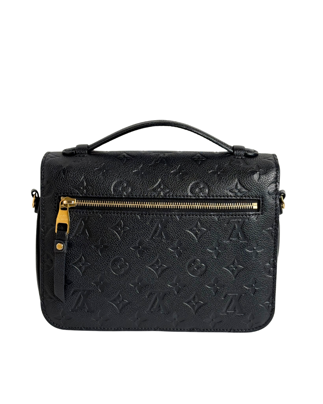LOUIS VUITTON Metis empreinte black leather
