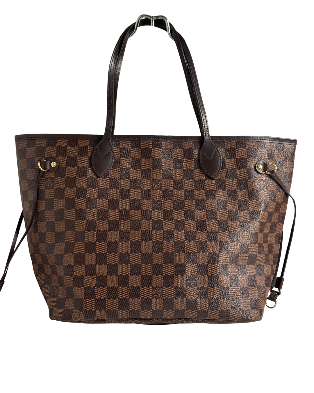 LOUIS VUITTON Neverfull MM Damier Ebene canvas