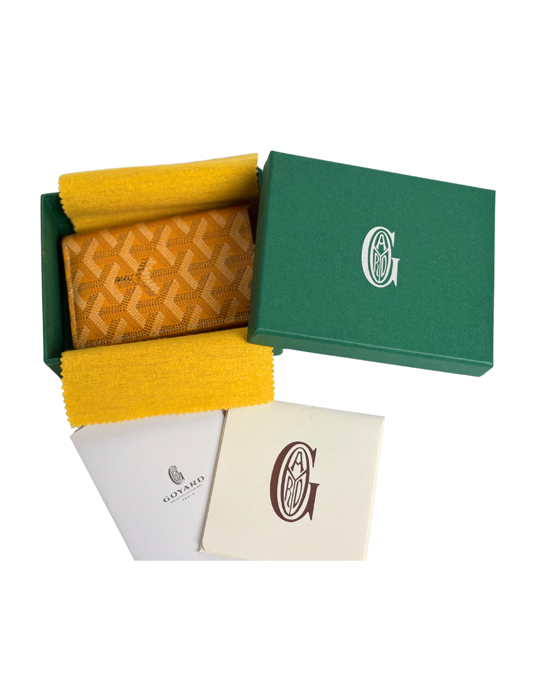 GOYARD Saint Pierre Card Holder – Yellow