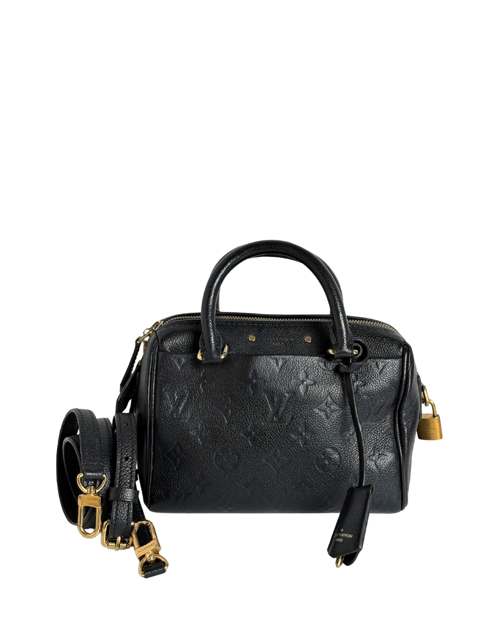 LOUIS VUITTON Speedy 20B – Black Empreinte Leather
