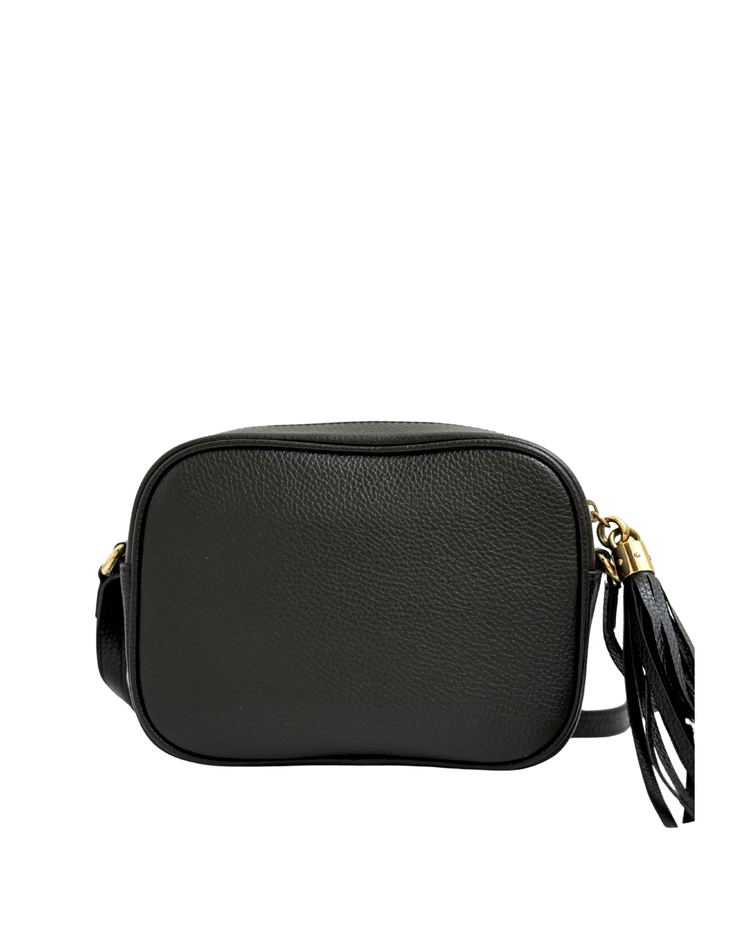 GUCCI Black Pebbled Calfskin Small Soho Disco