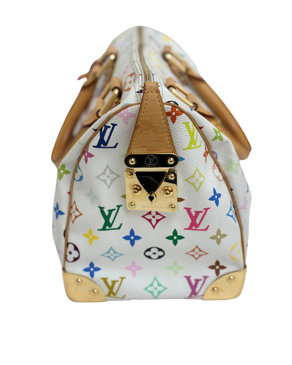 LOUIS VUITTON x Takashi Murakami Speedy 30 – Multicolor White
