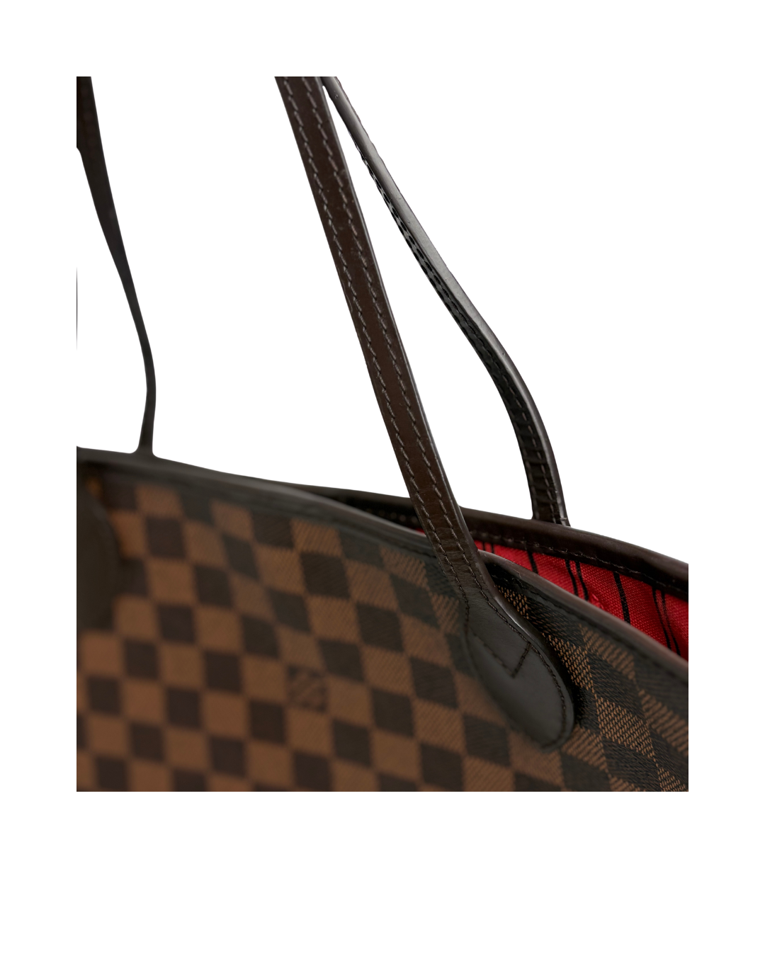 LOUIS VUITTON Neverfull MM Damier Ebene canvas