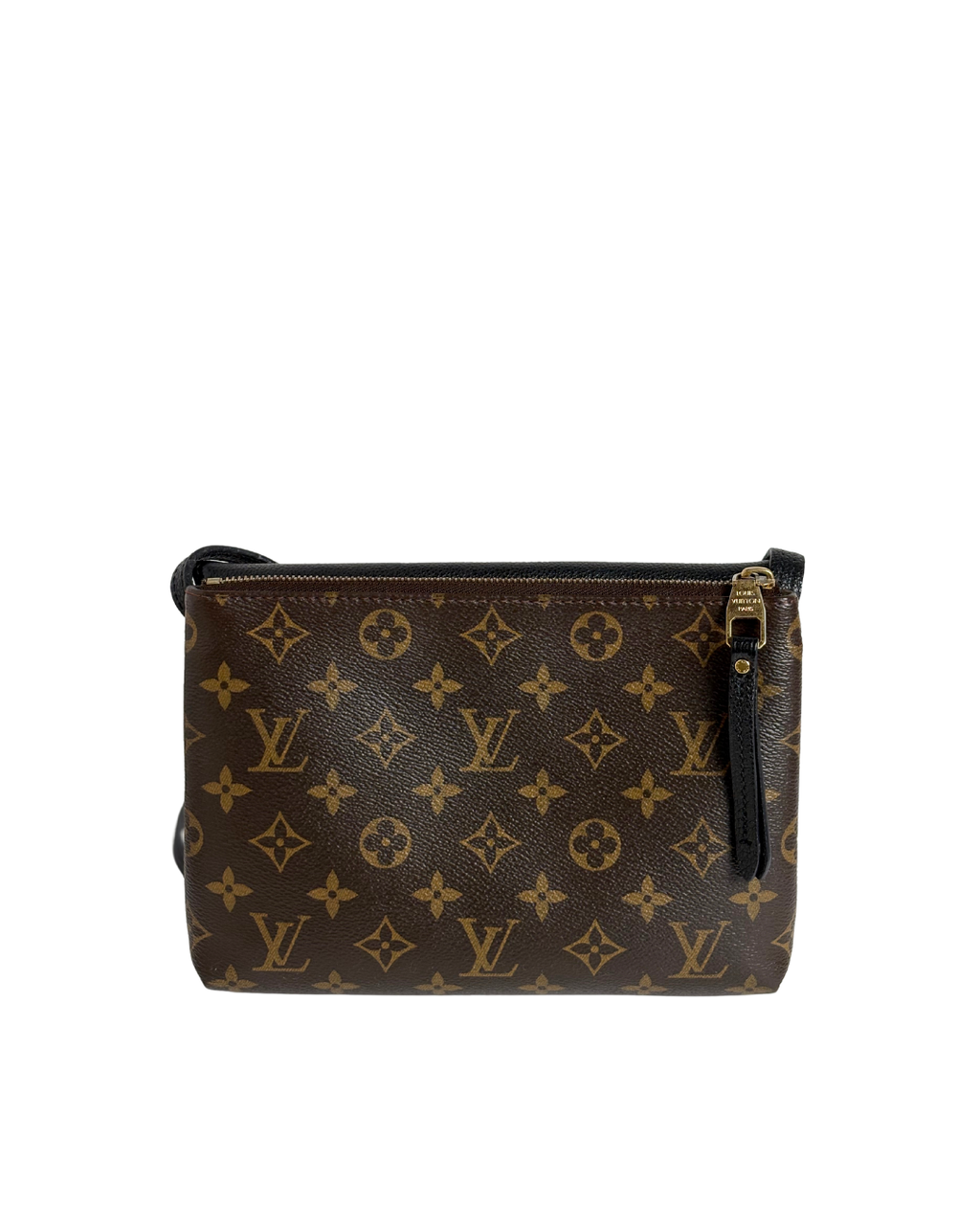 LOUIS VUITTON Twice Twinset Monogram Canvas Black Crossbody Shoulder Bag