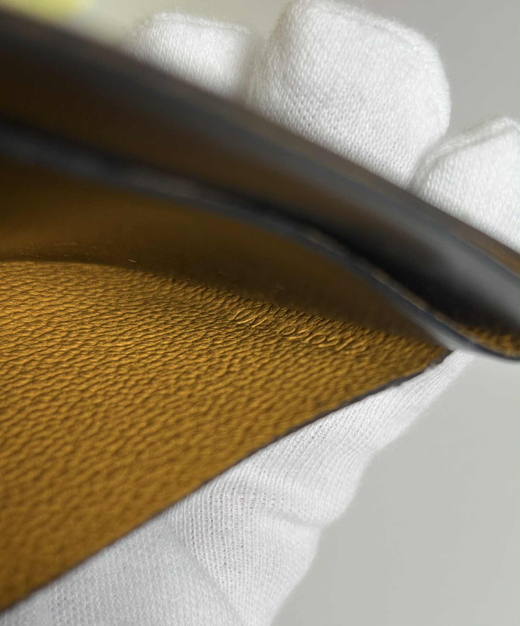 GOYARD Black Leather 'Saint-Sulpice' Card Holder