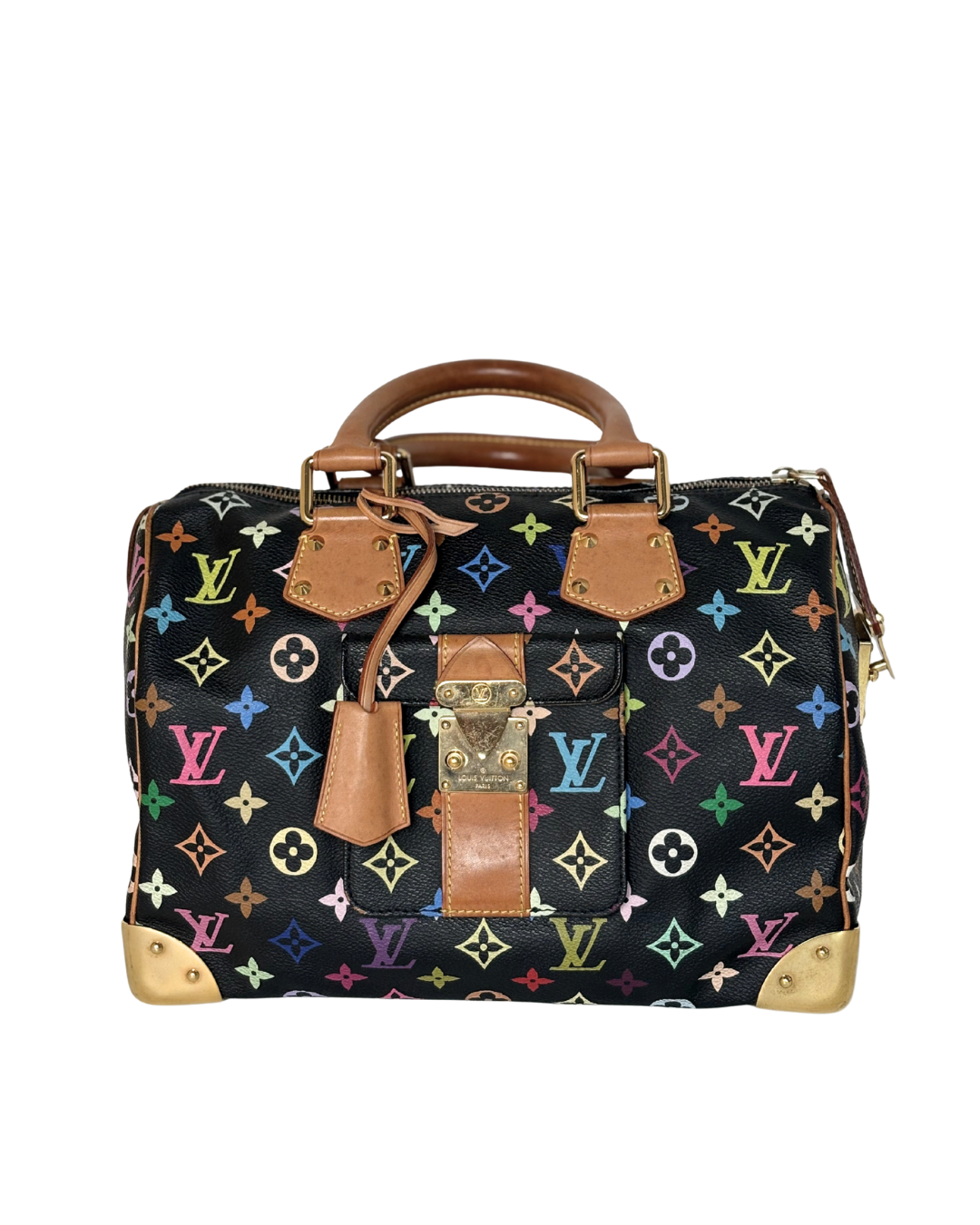 Louis Vuitton x Takashi Murakami Speedy 30 – Multicolor Noir