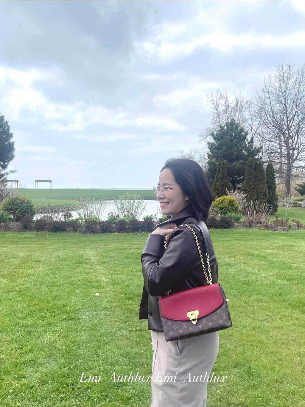LOUIS VUITTON Saint Placide Monogram – Red