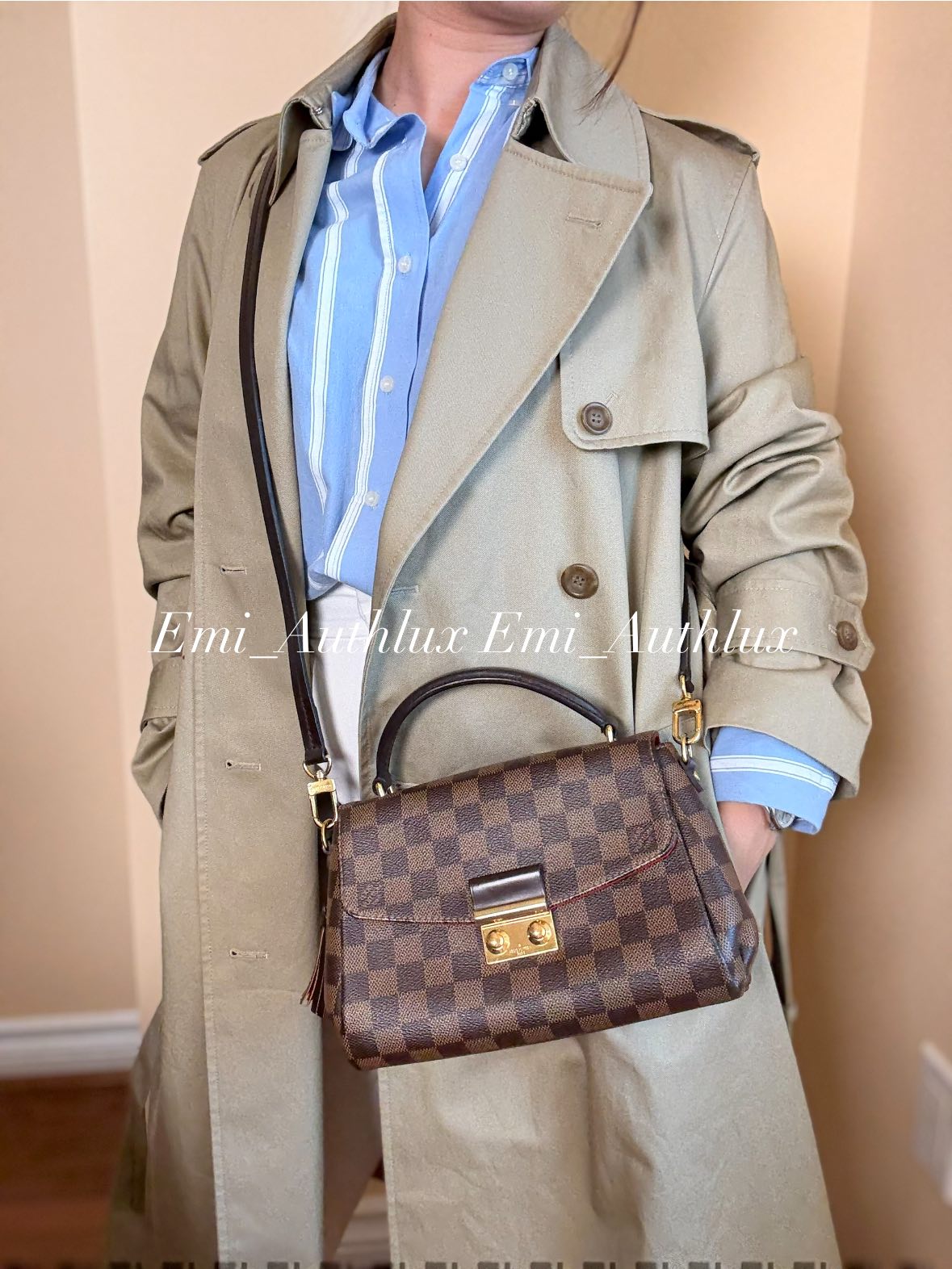 LOUIS VUITTON Croisette DE canvas