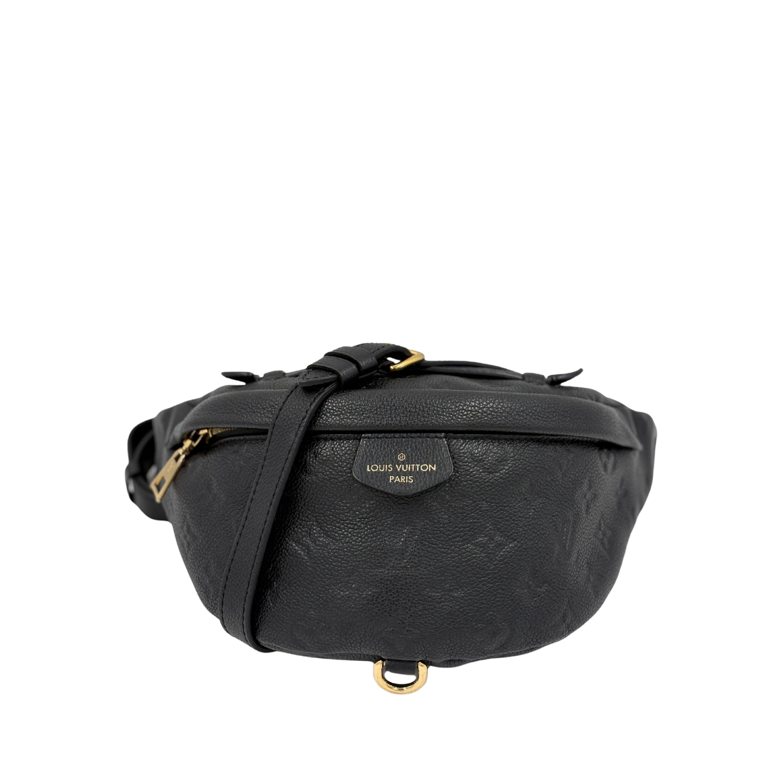 LOUIS VUITTON Bumbag monogram empreinte black leather (discontinued)