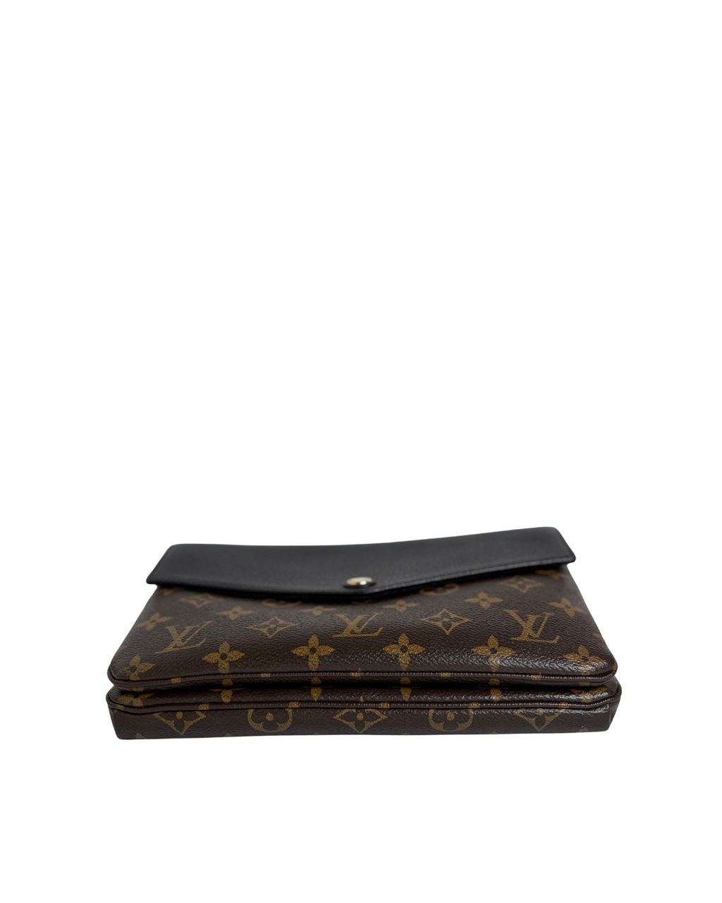 LOUIS VUITTON Twice Twinset Monogram Canvas Black Crossbody Shoulder Bag