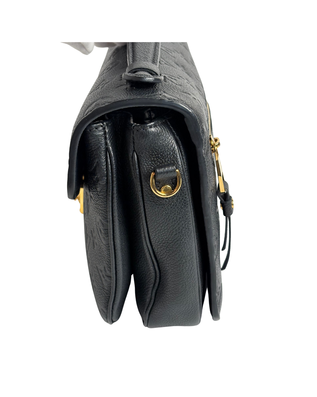 LOUIS VUITTON Metis empreinte black leather