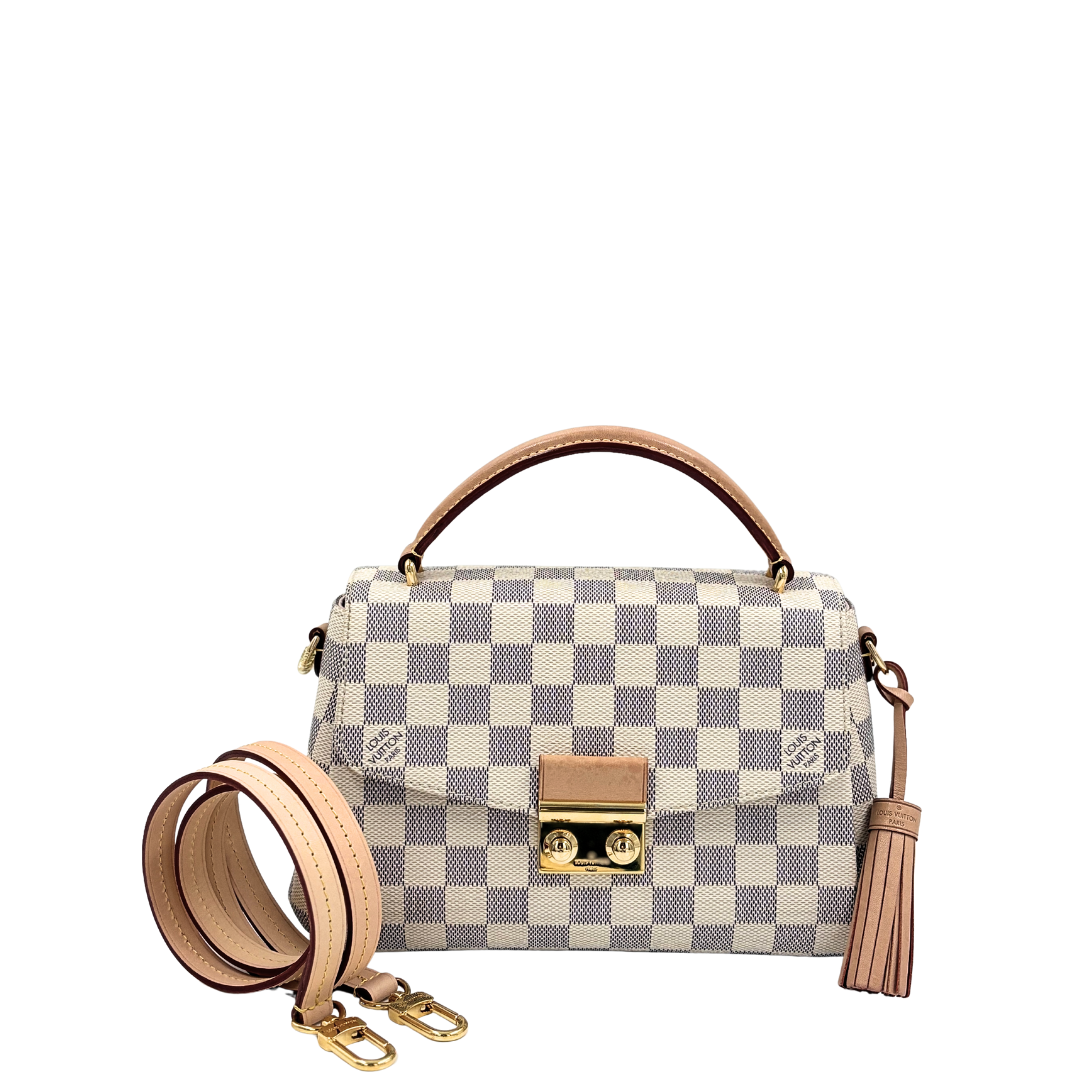 LOUIS VUITTON Croisette Azur canvas