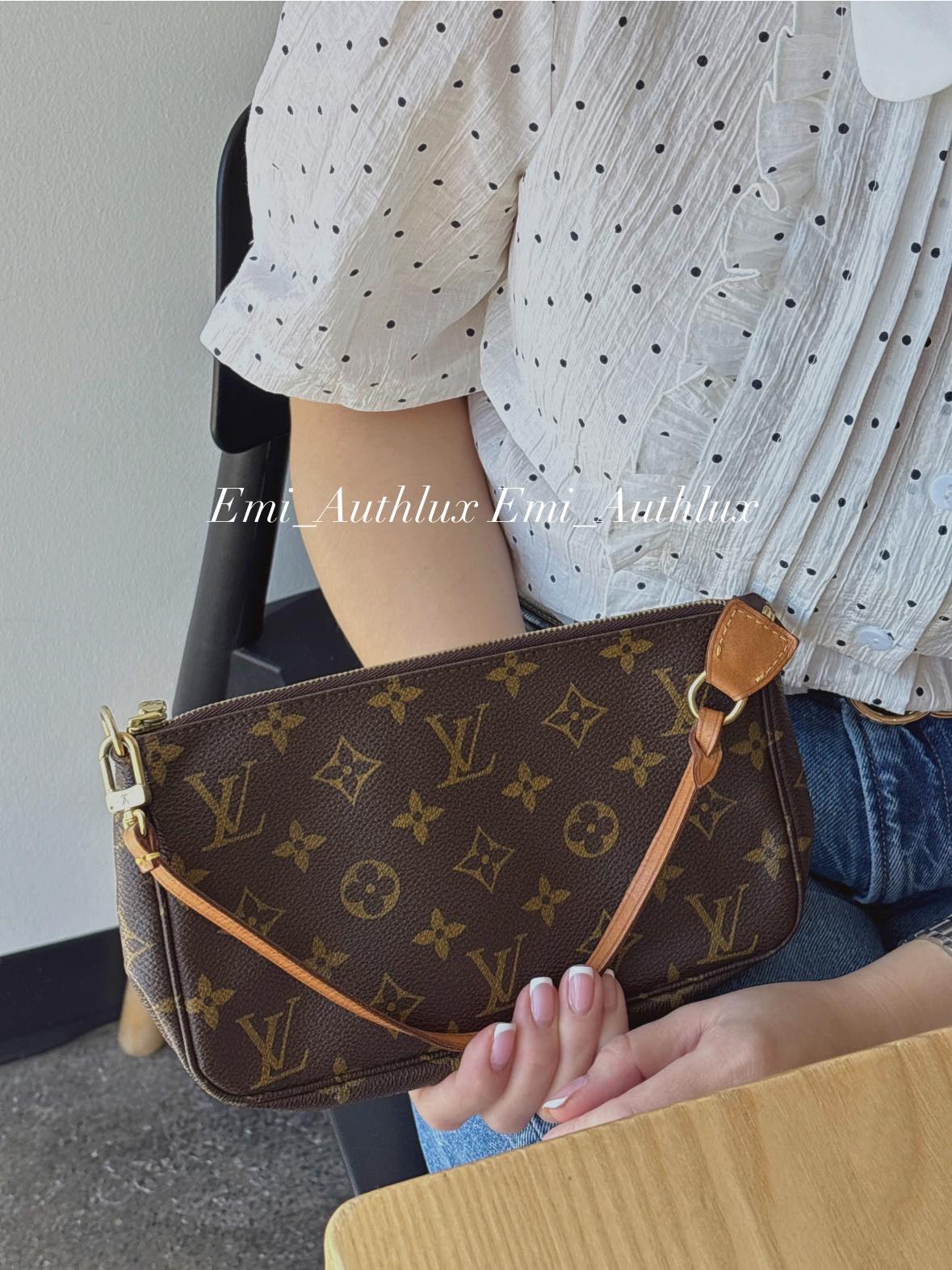 LOUIS VUITTON Monogram Pochette Accessoires