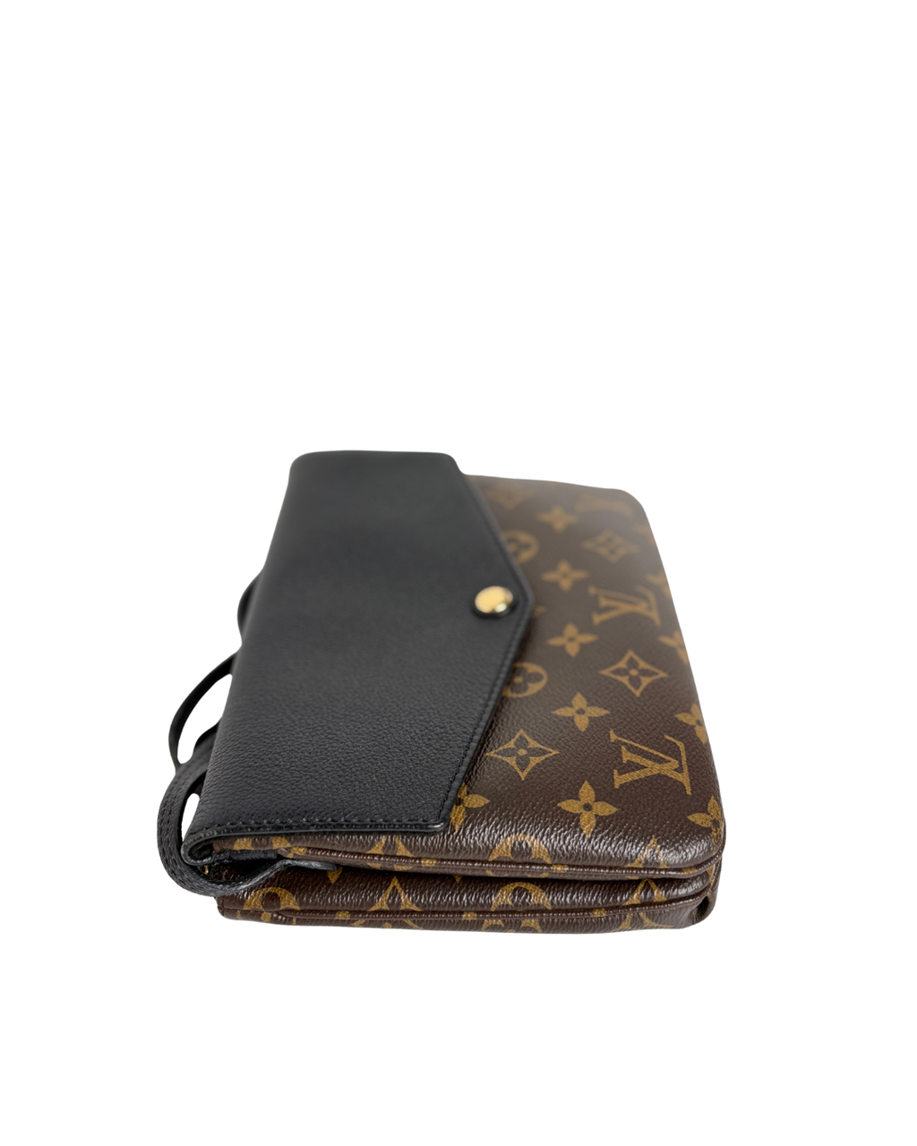 LOUIS VUITTON Twice Twinset Monogram Canvas Black Crossbody Shoulder Bag