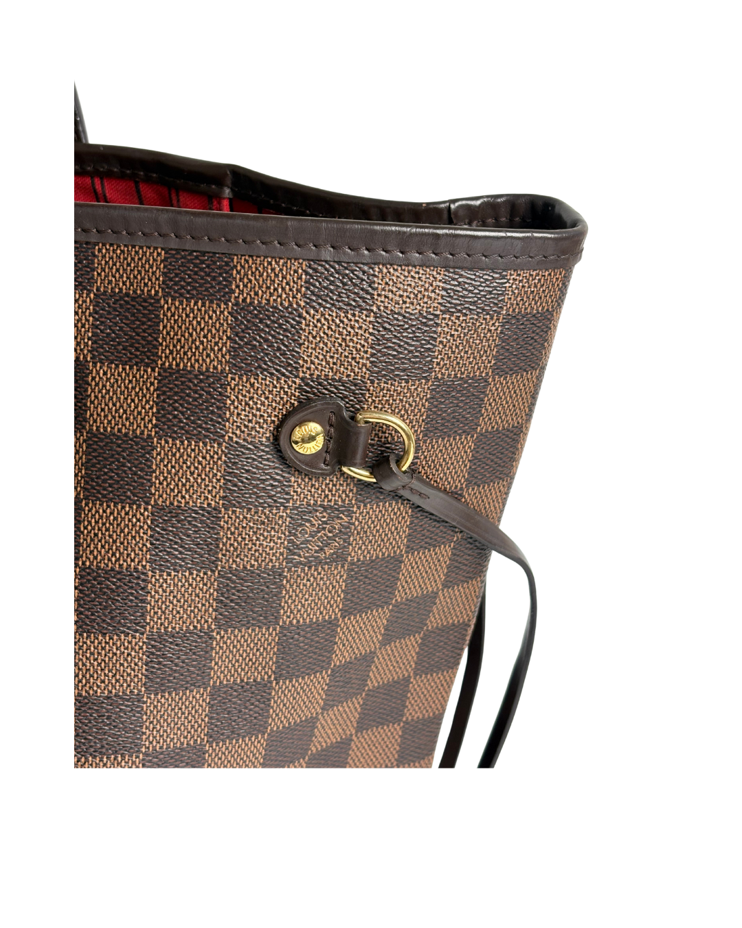 LOUIS VUITTON Neverfull MM Damier Ebene canvas