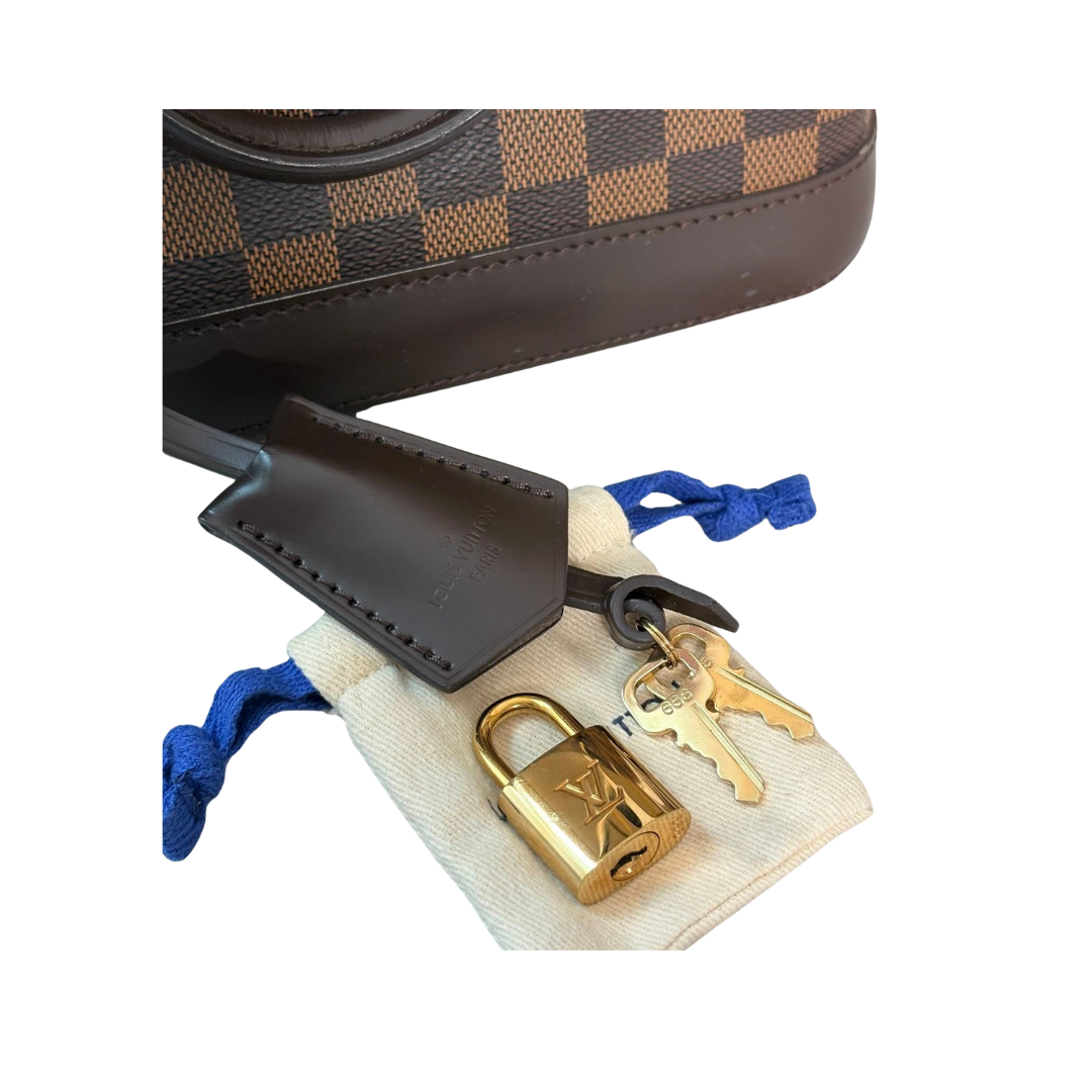 LOUIS VUITTON Alma BB Damier Ebene canvas