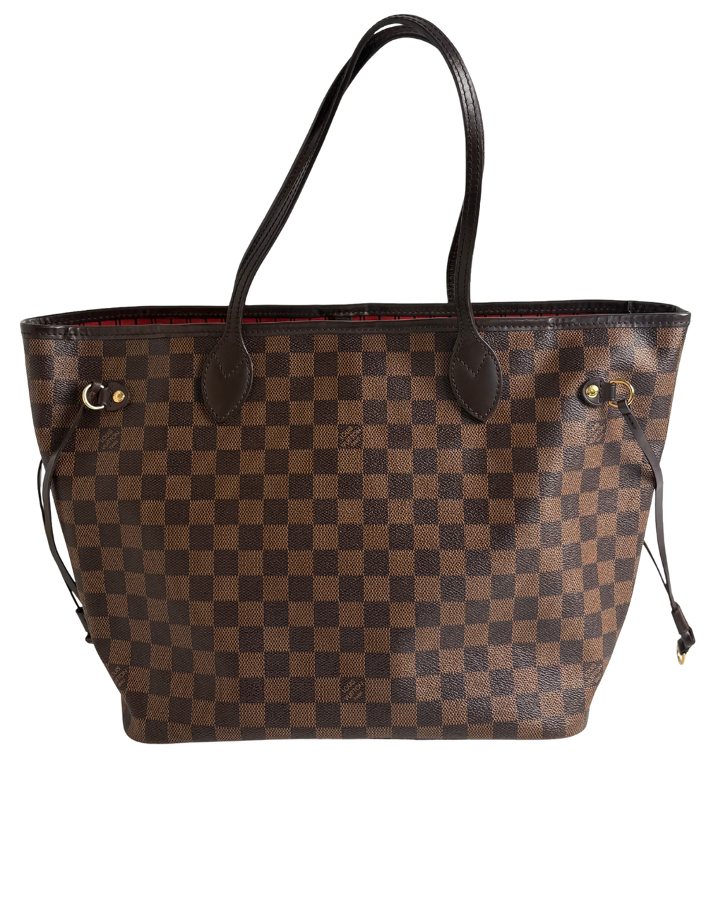 LOUIS VUITTON Neverfull MM Damier Ebene canvas