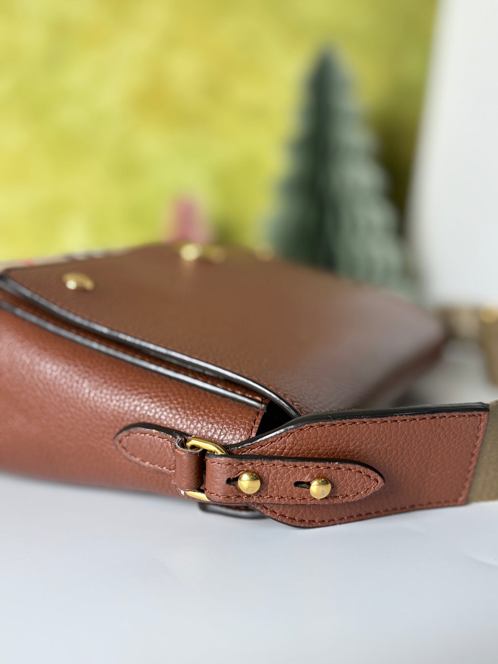BURBERRY Note leather cross body bag