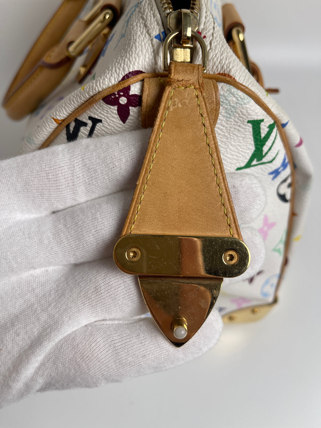LOUIS VUITTON x Takashi Murakami Speedy 30 – Multicolor White