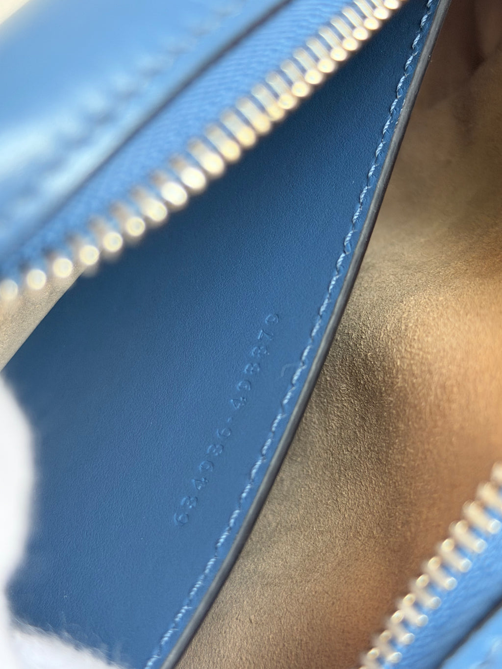 GUCCI Marmont Mini Camera Bag – Blue Leather