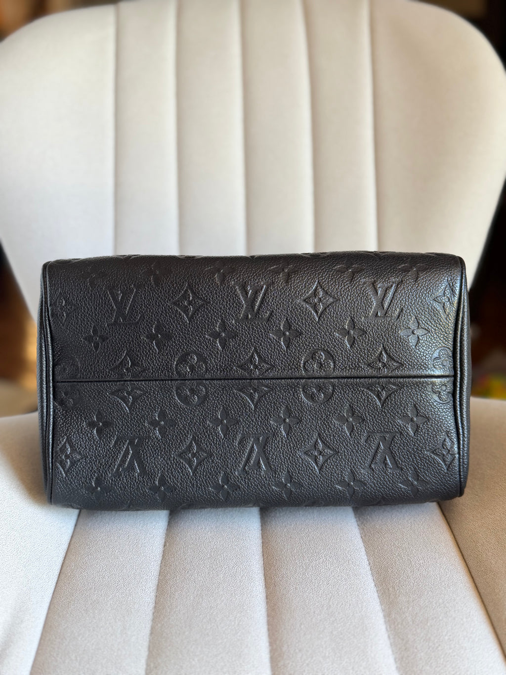 LOUIS VUITTON Speedy Bandoulière 25 – Empreinte Noir