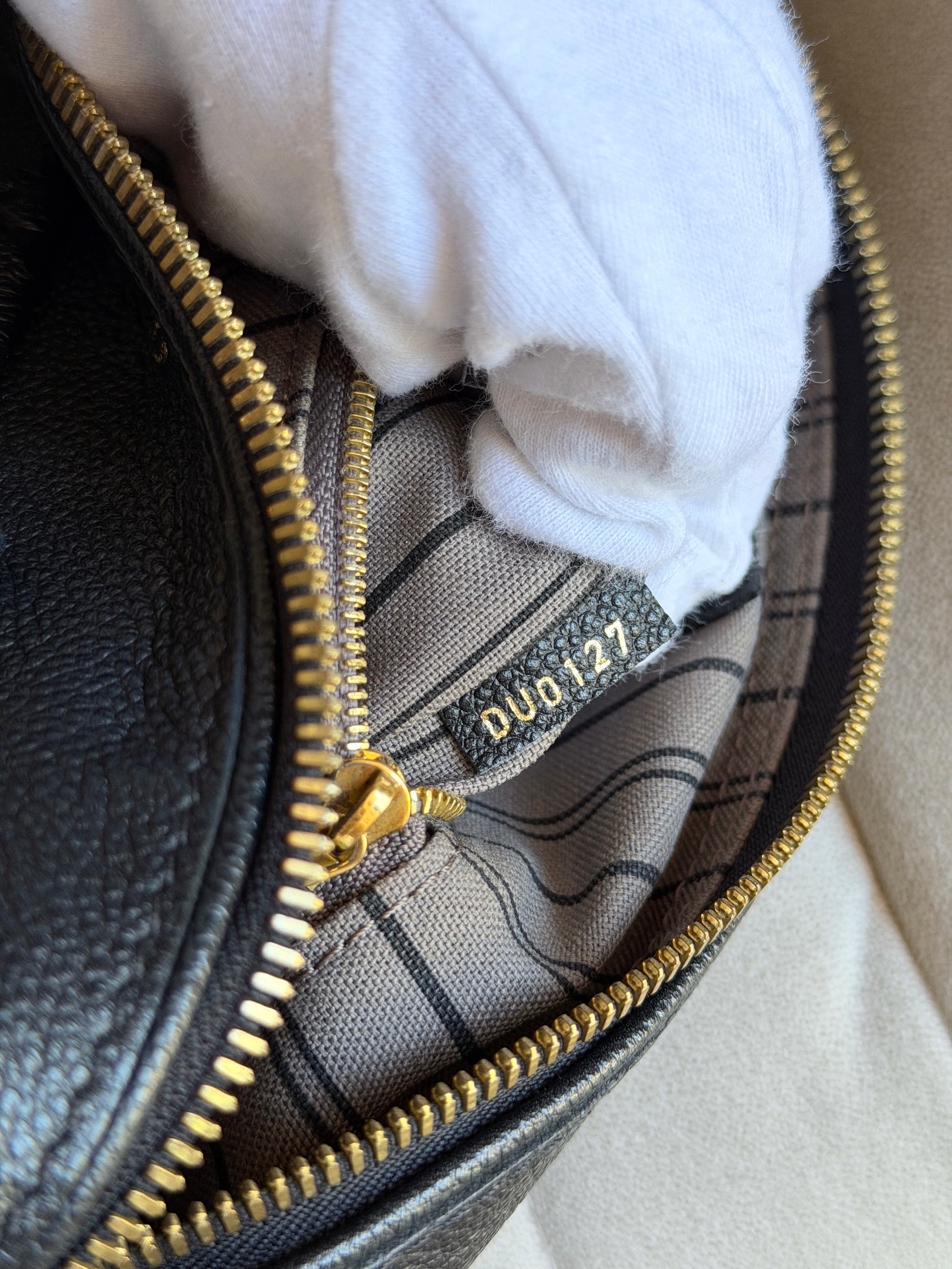 LOUIS VUITTON Speedy Bandoulière 25 – Empreinte Noir