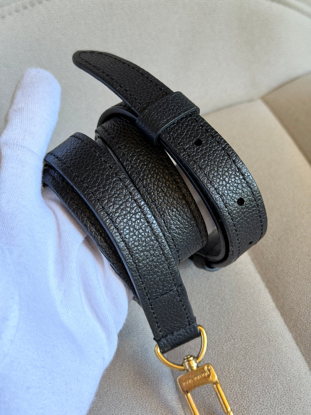 LOUIS VUITTON Speedy Bandoulière 25 – Empreinte Noir