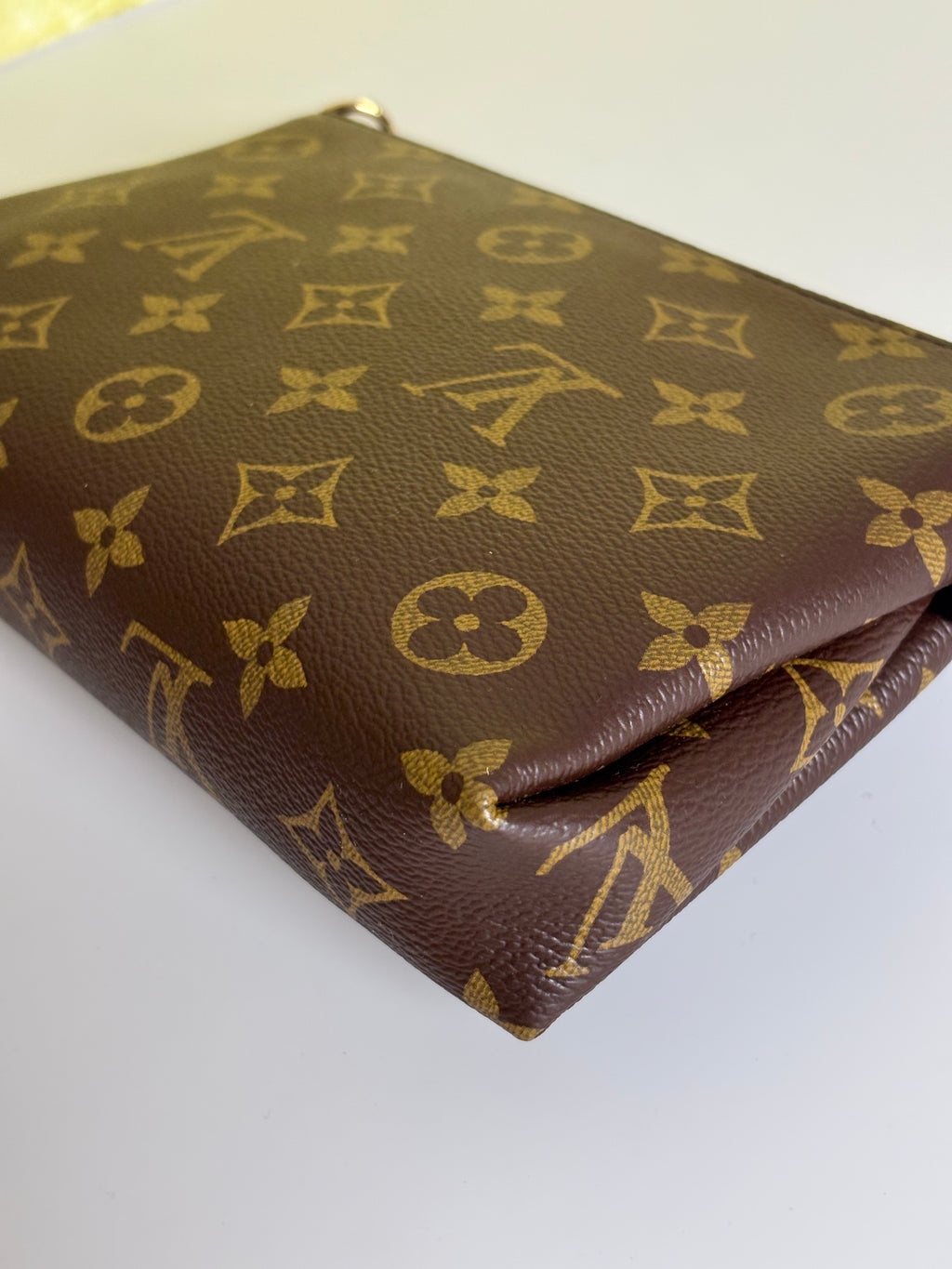 LOUIS VUITTON Monogram Pallas Noir/Black Clutch Crossbody