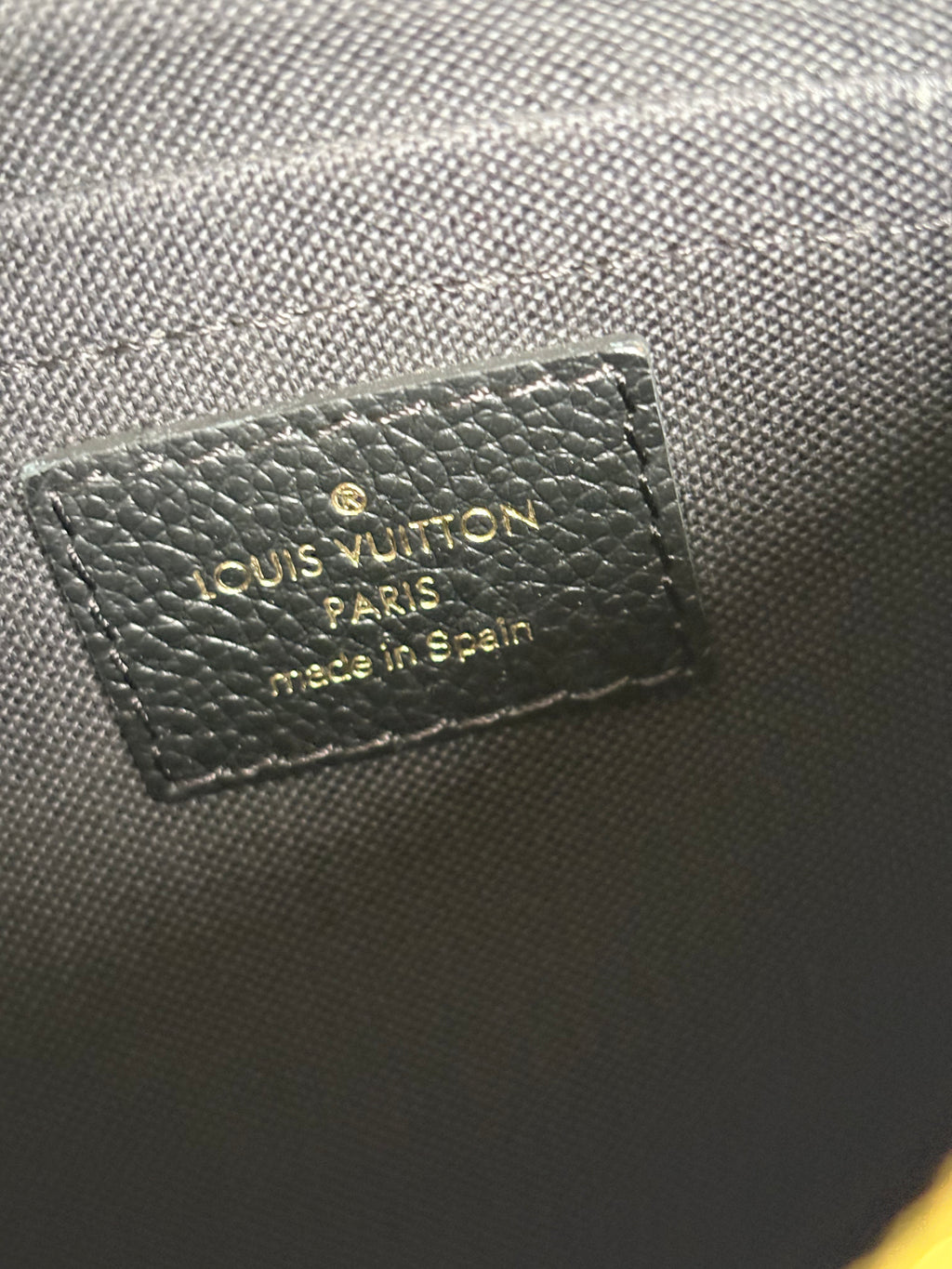LOUIS VUITTON Monogram Pallas Noir/Black Clutch Crossbody
