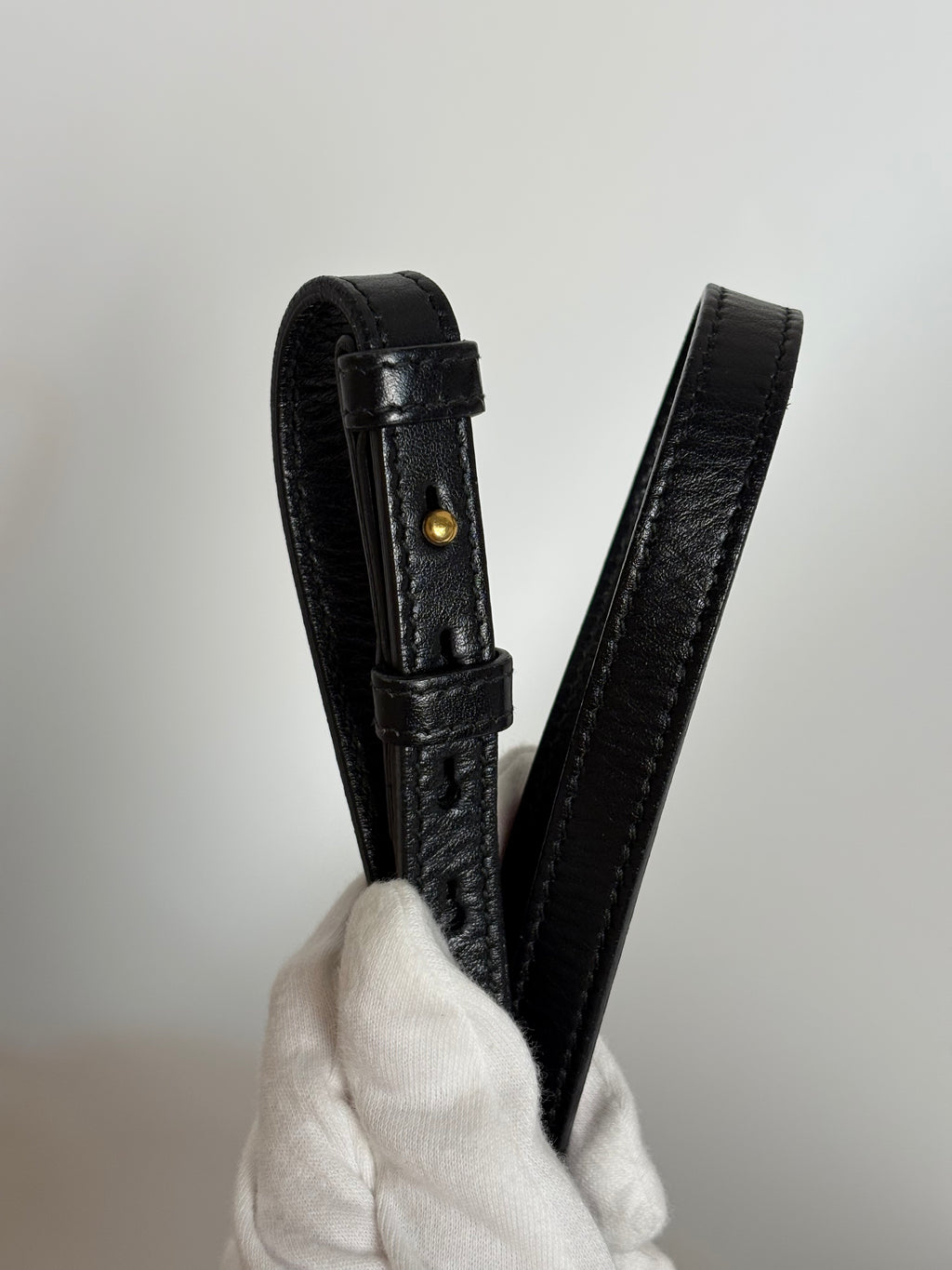 GUCCI marmont camera bag black leather
