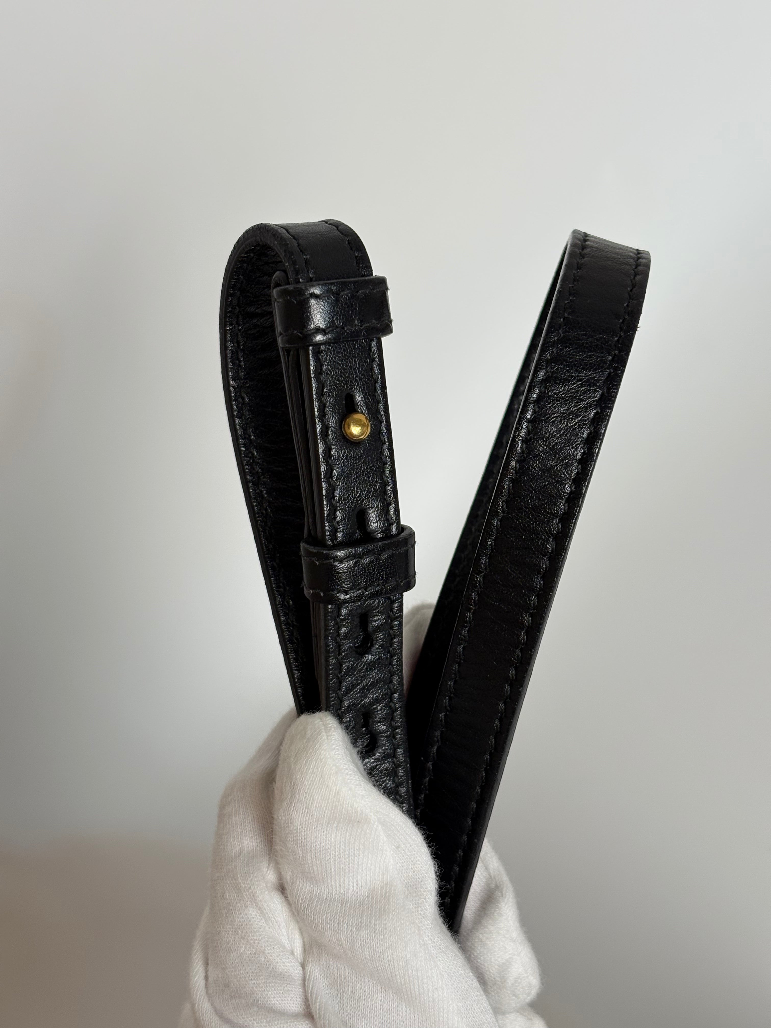 GUCCI marmont camera bag black leather