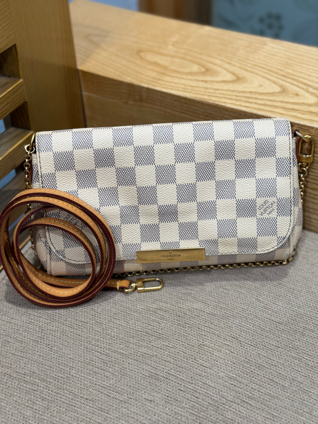 LOUIS VUITTON Favorite PM in Damier Azur canvas (discontinued)