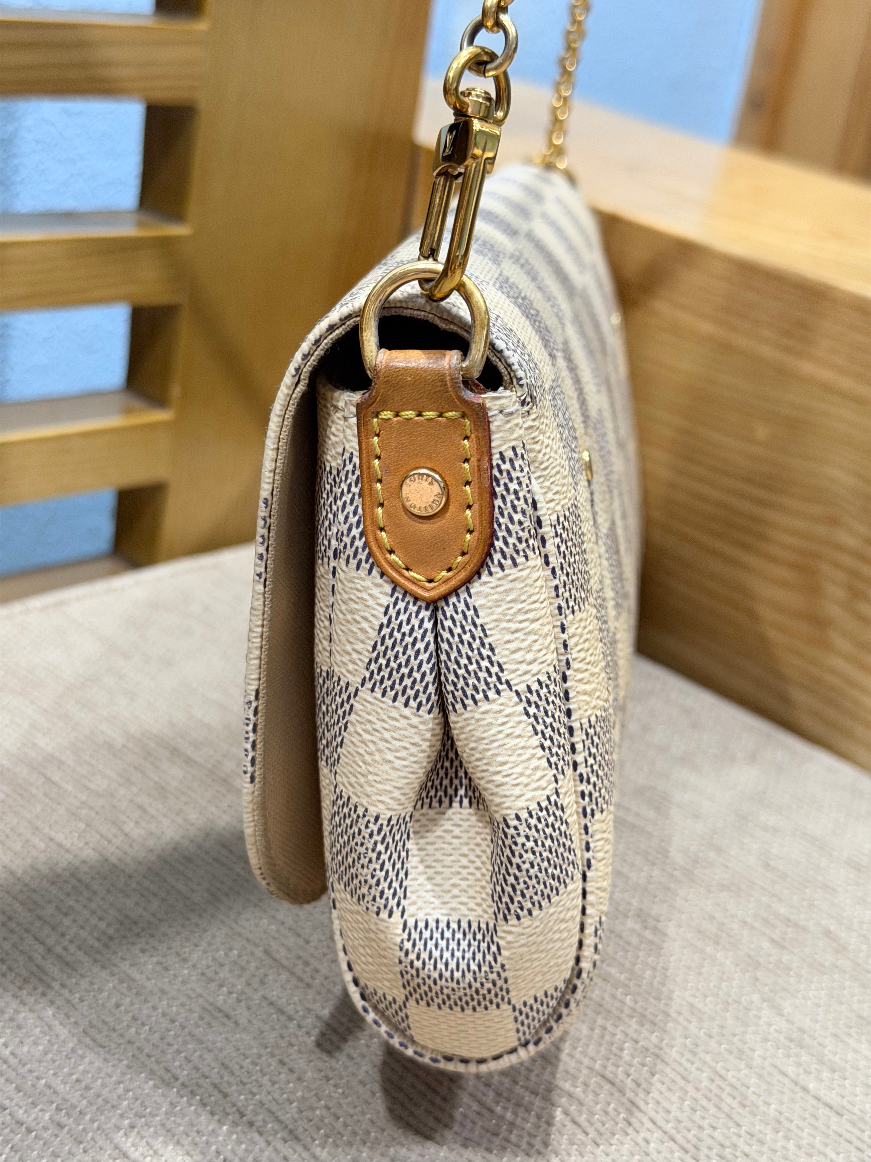 LOUIS VUITTON Favorite PM in Damier Azur canvas (discontinued)