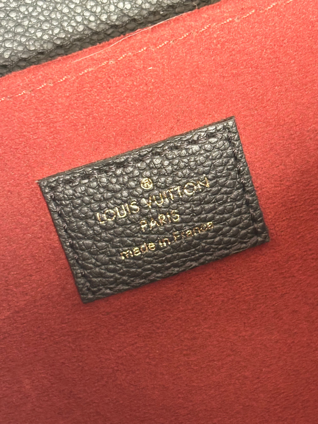 LOUIS VUITTON Bicolor Monogram Empreinte Pochette Métis