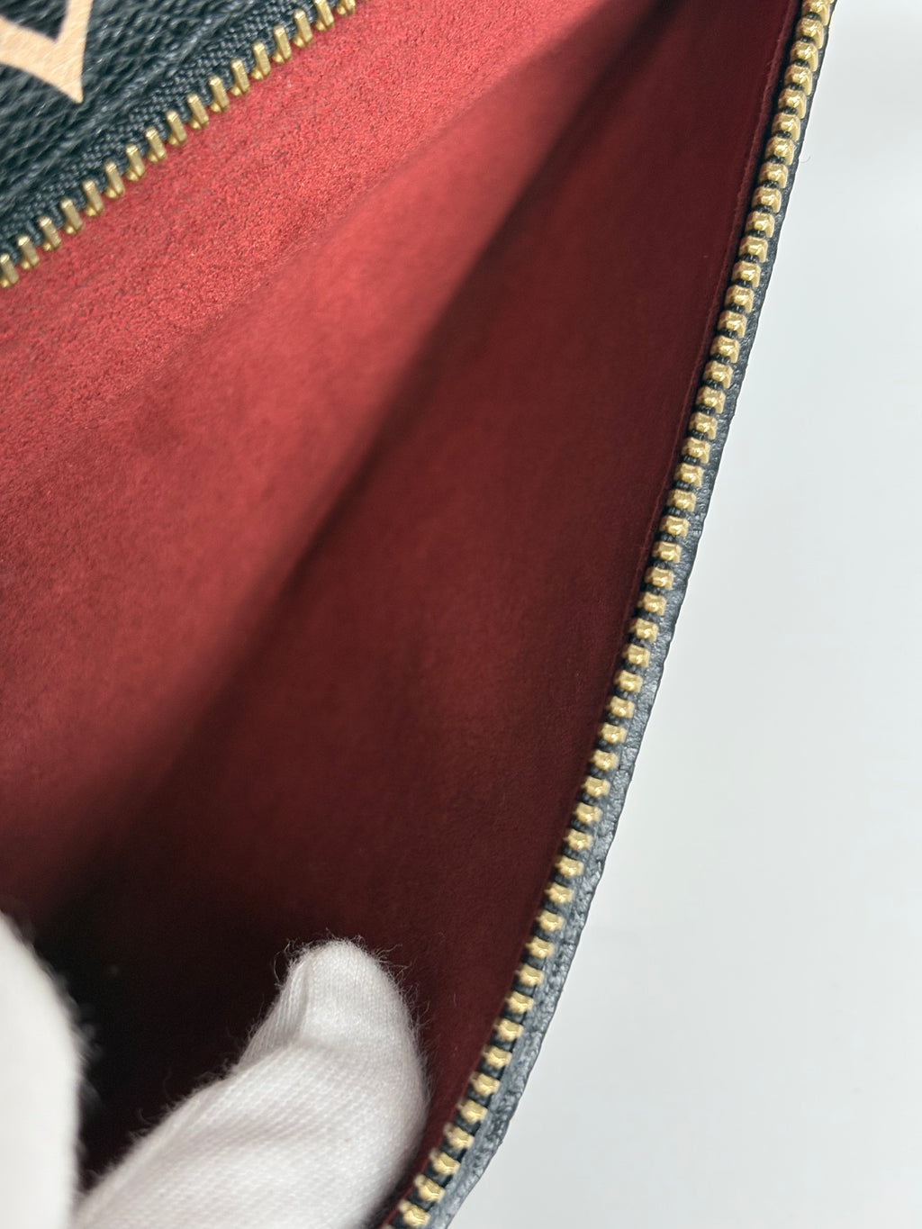 LOUIS VUITTON Bicolor Monogram Empreinte Pochette Métis