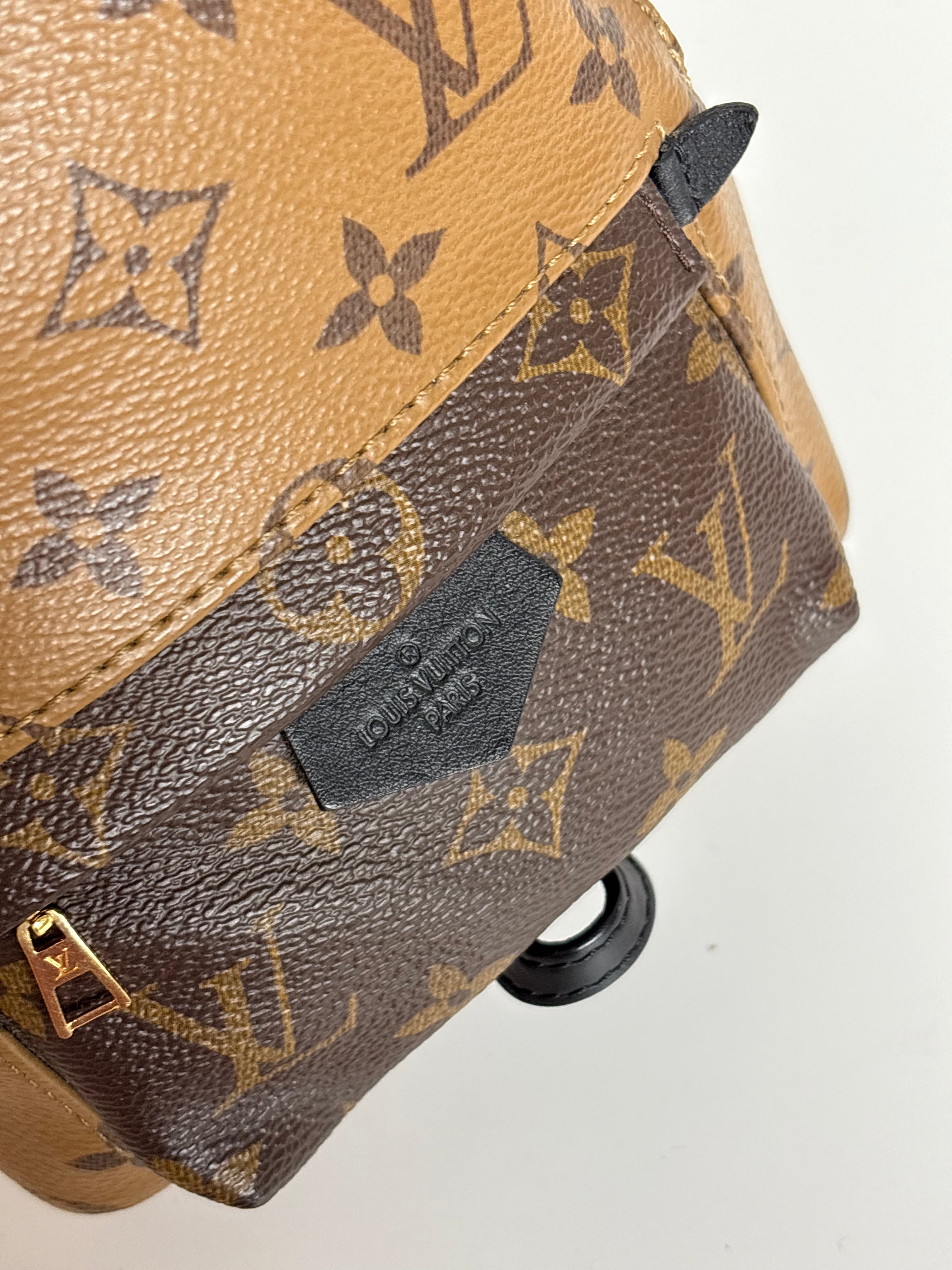 LOUIS VUITTON Reverse Monogram Palm Springs Backpack Mini (discontinued)
