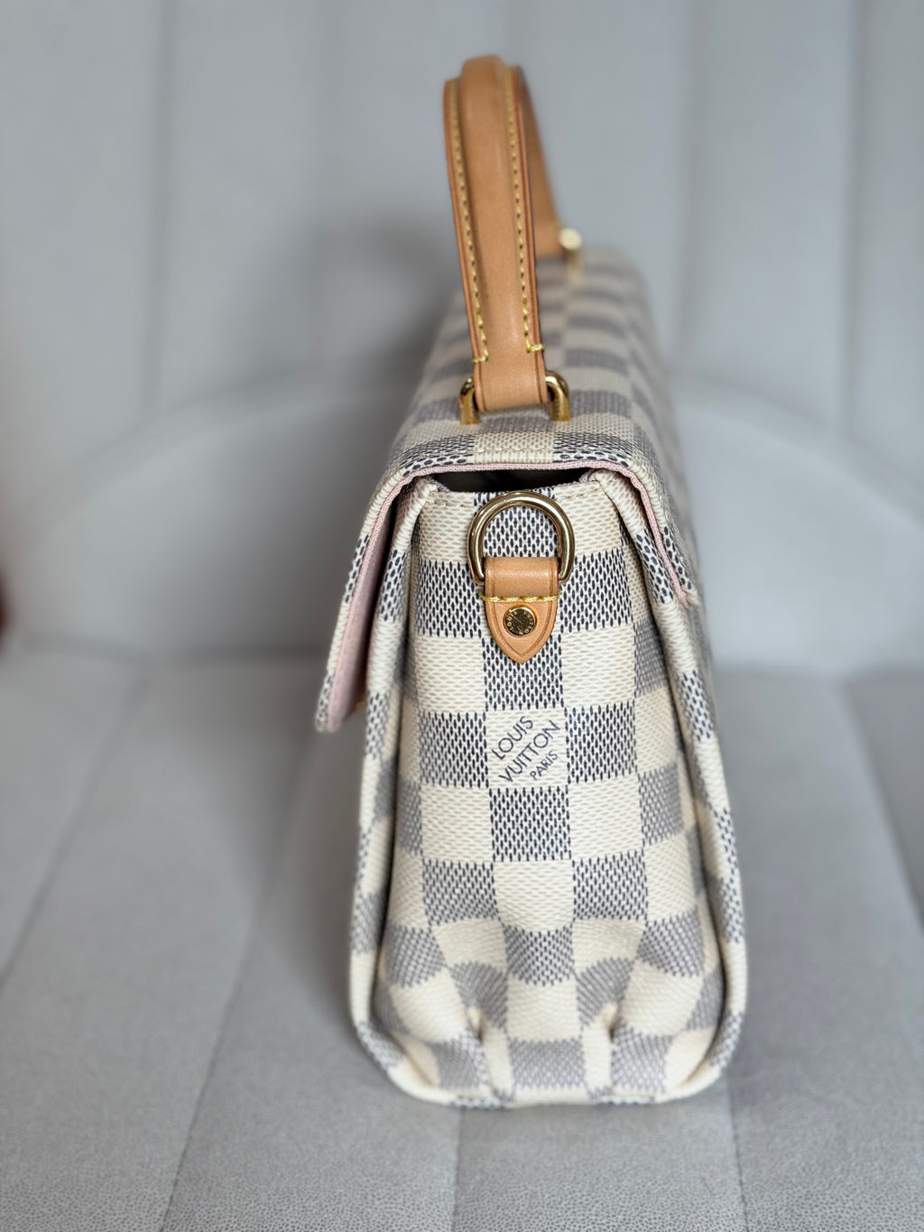LOUIS VUITTON Croisette Damier Azur canvas