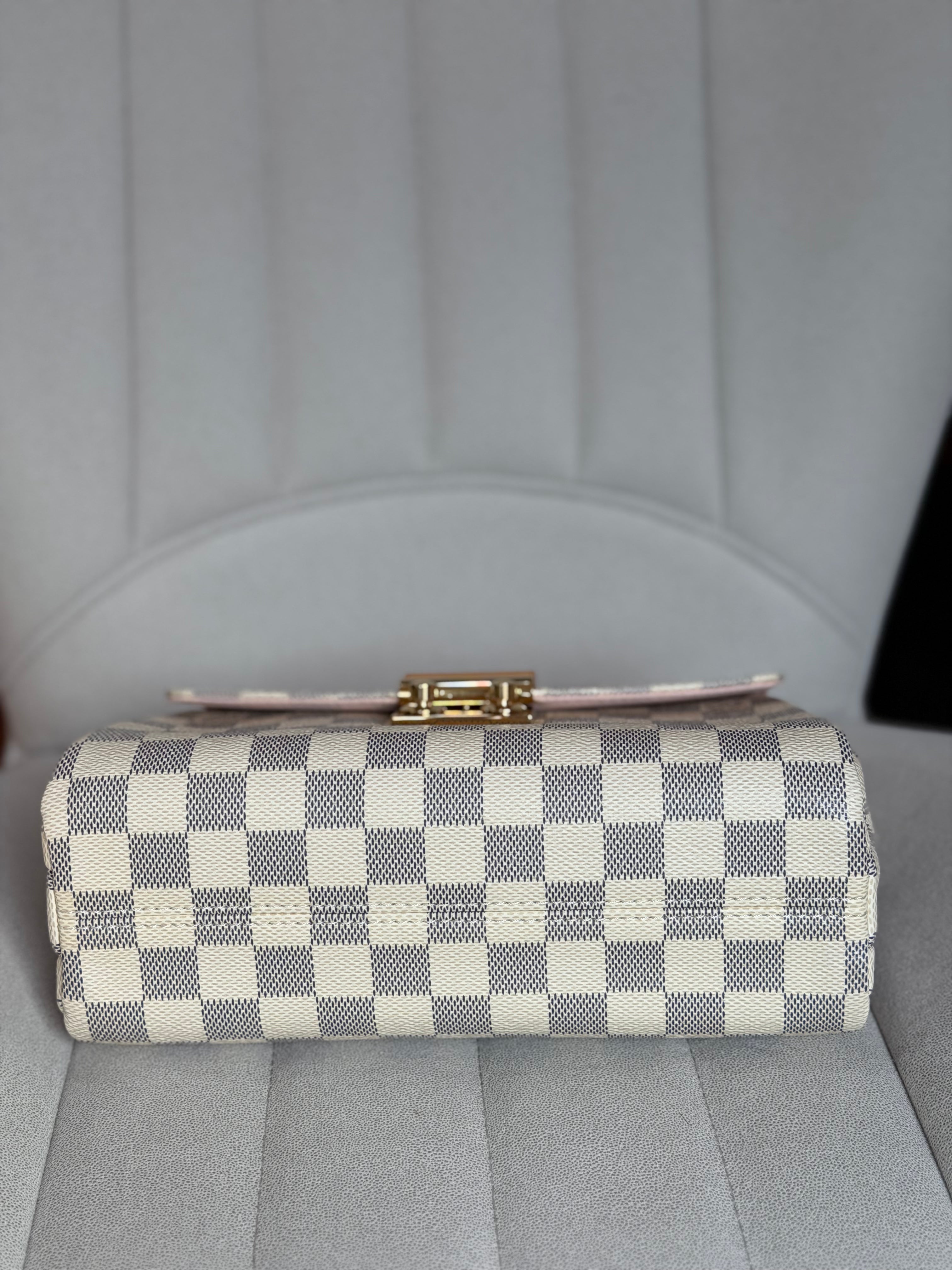 LOUIS VUITTON Croisette Damier Azur canvas