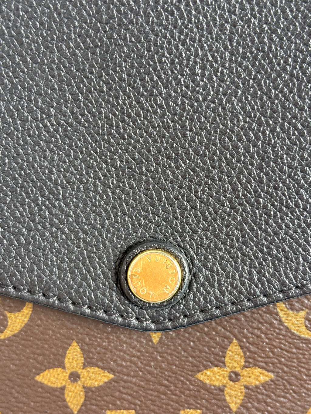 LOUIS VUITTON Twice Twinset Monogram Canvas Black Crossbody Shoulder Bag