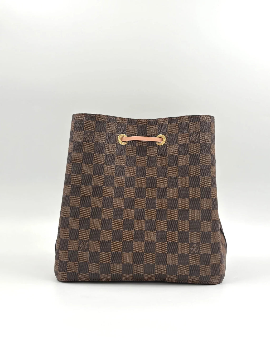 LOUIS VUITTON Damier Ebene Neonoe MM Venus Pink (microchipped)