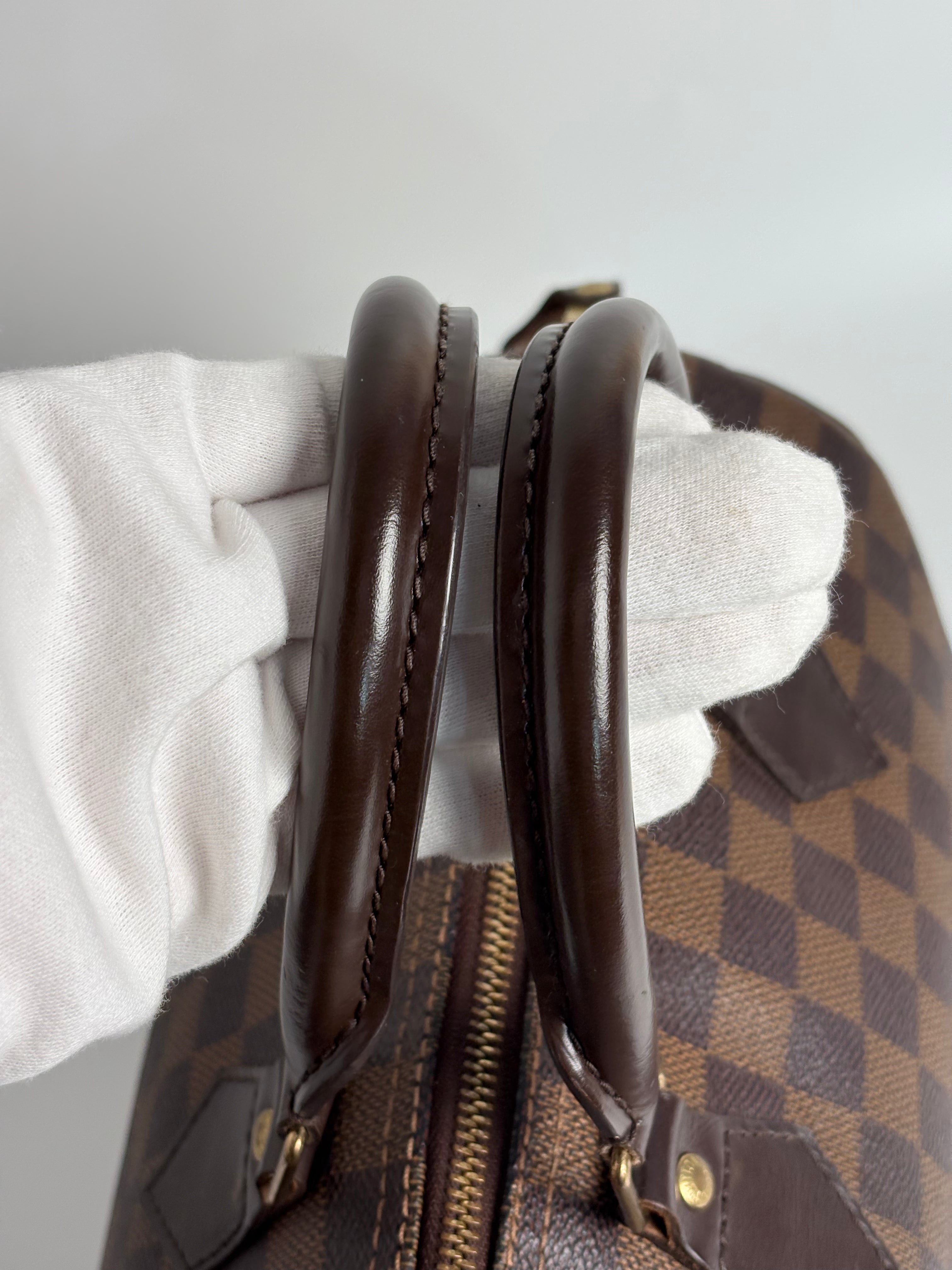 LOUIS VUITTON Speedy 25 Damier Ebene Canvas