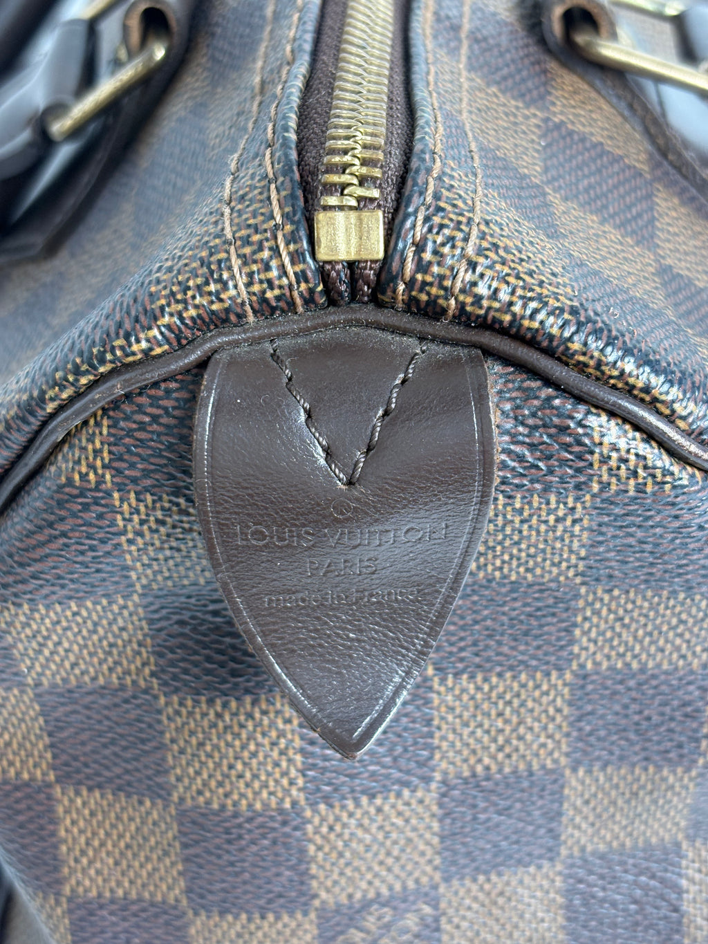 LOUIS VUITTON Speedy 25 Damier Ebene Canvas
