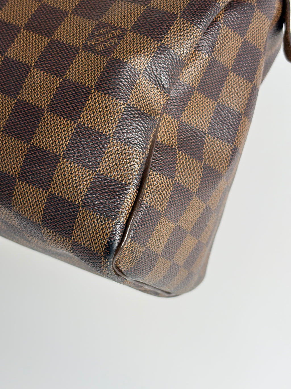 LOUIS VUITTON Speedy 25 Damier Ebene Canvas