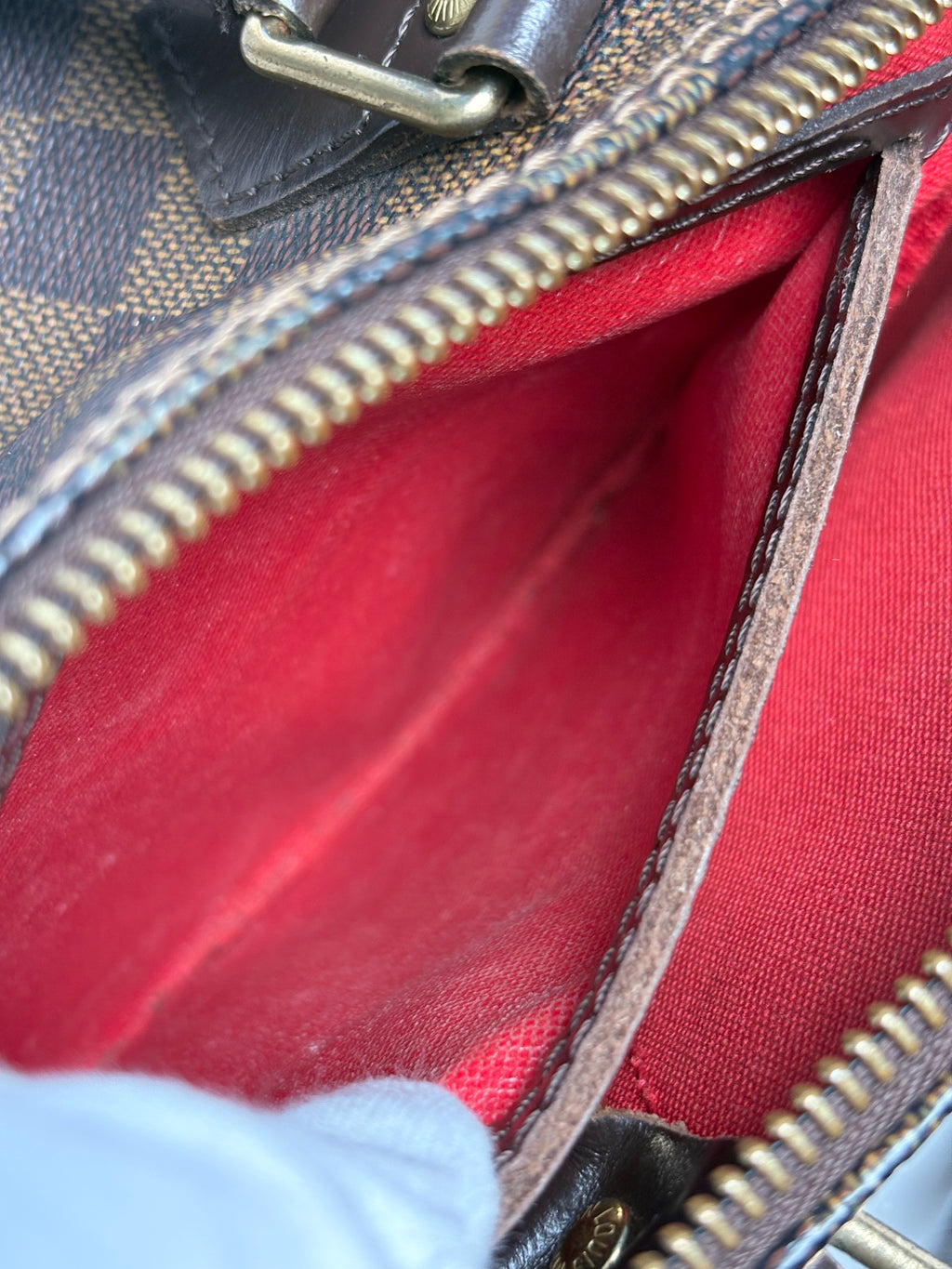 LOUIS VUITTON Speedy 25 Damier Ebene Canvas