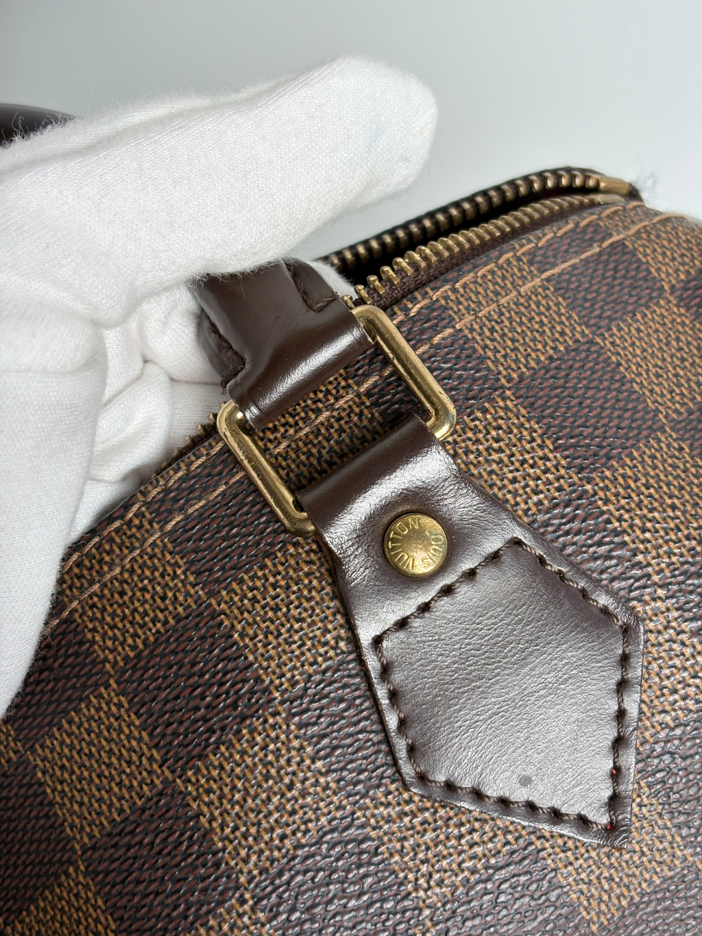 LOUIS VUITTON Speedy 25 Damier Ebene Canvas