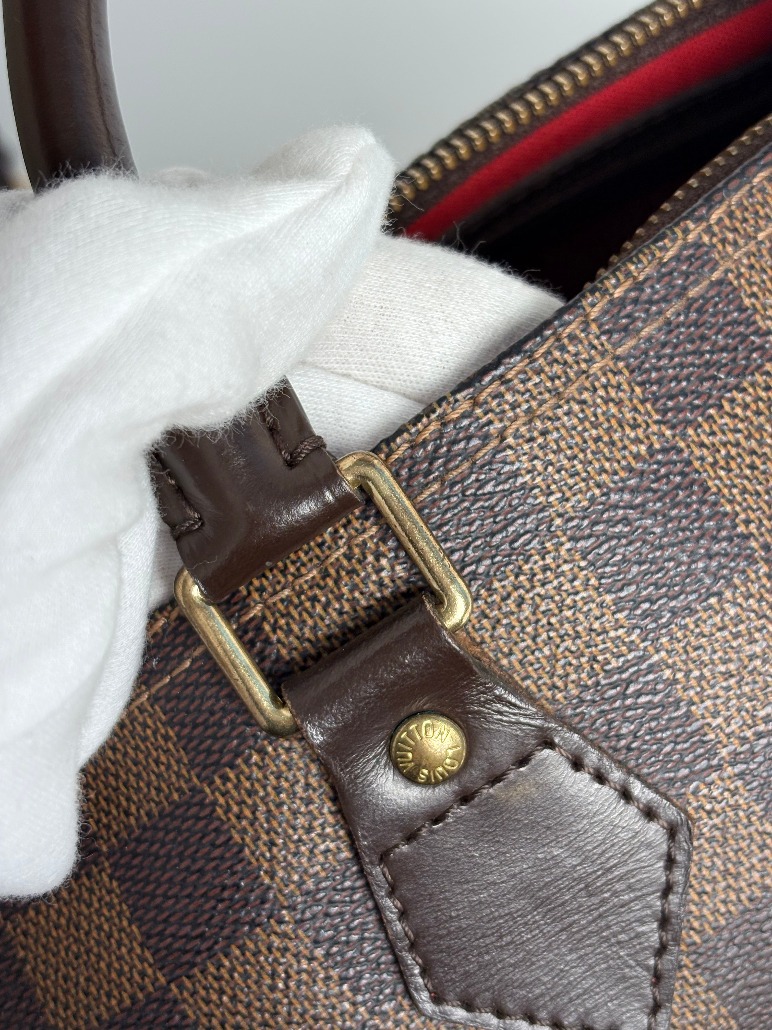 LOUIS VUITTON Speedy 25 Damier Ebene Canvas