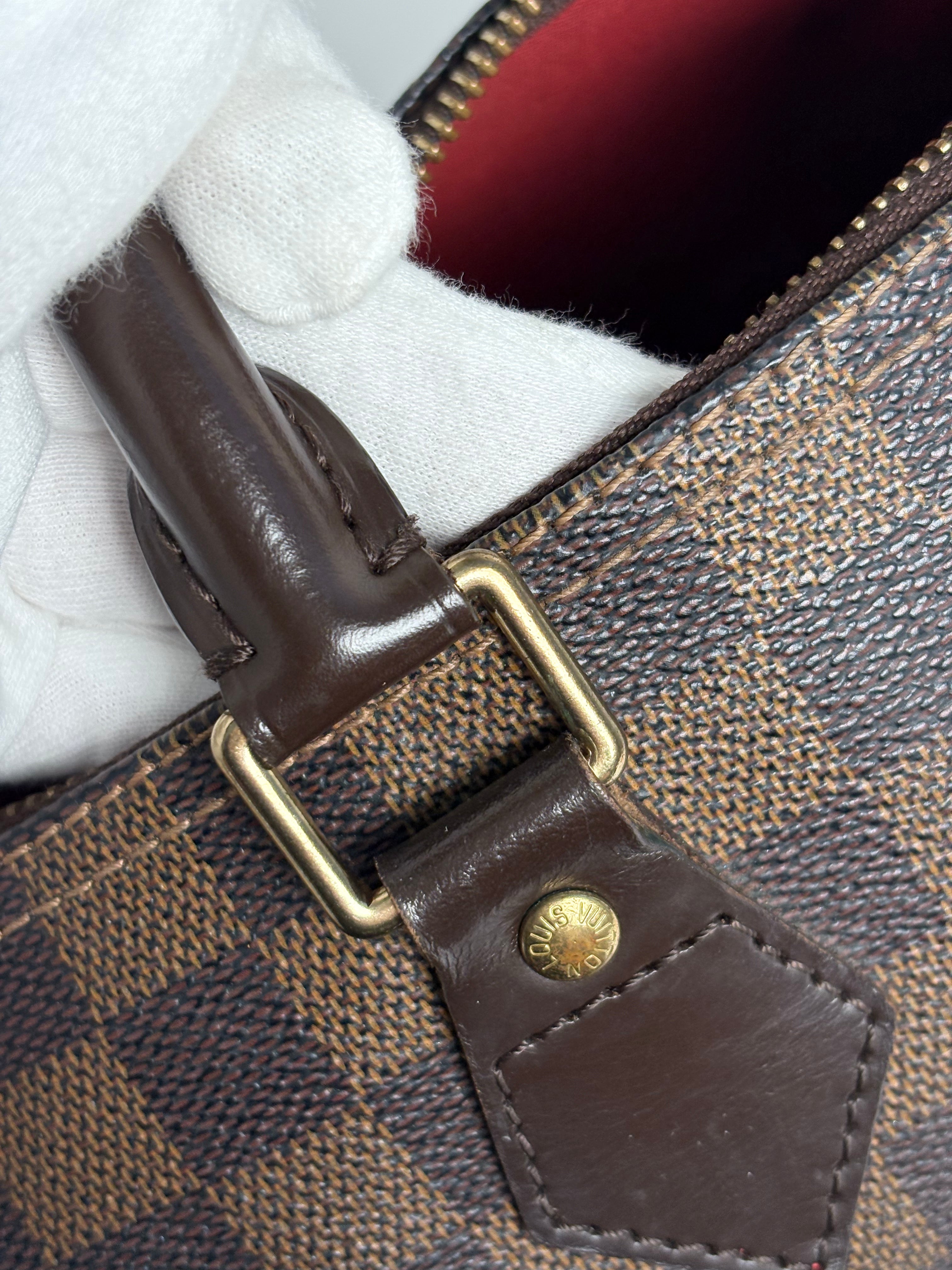 LOUIS VUITTON Speedy 25 Damier Ebene Canvas